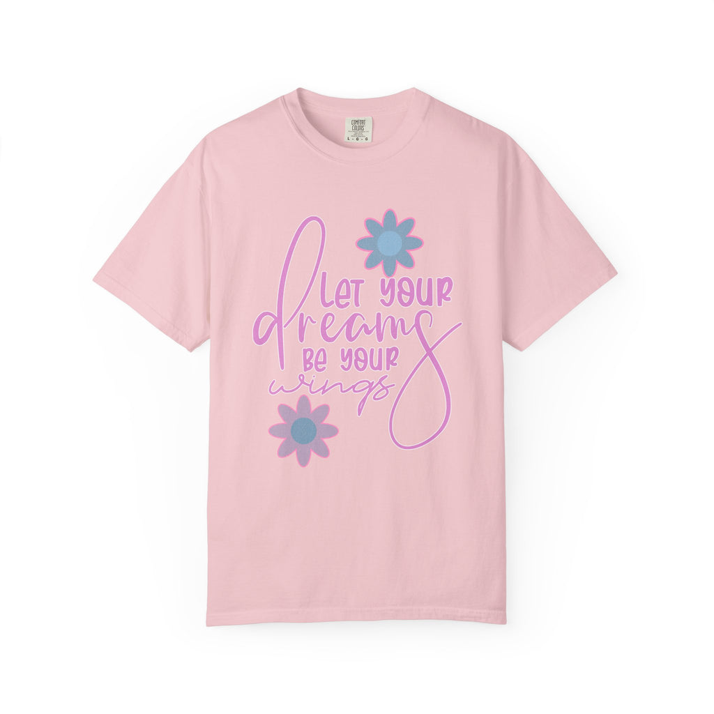 Textured Let Your Dreams Be Your Wings T-Shirt
