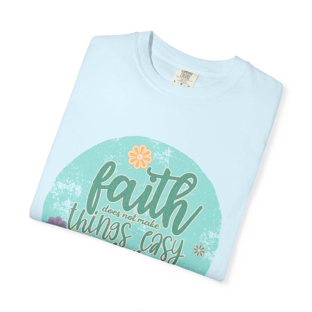 Faith Makes All Things Possible T-Shirt |Textured Inspirational Tee