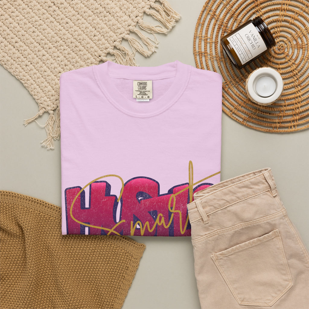 Textured Retro Hustle Smart Graphic Shirt