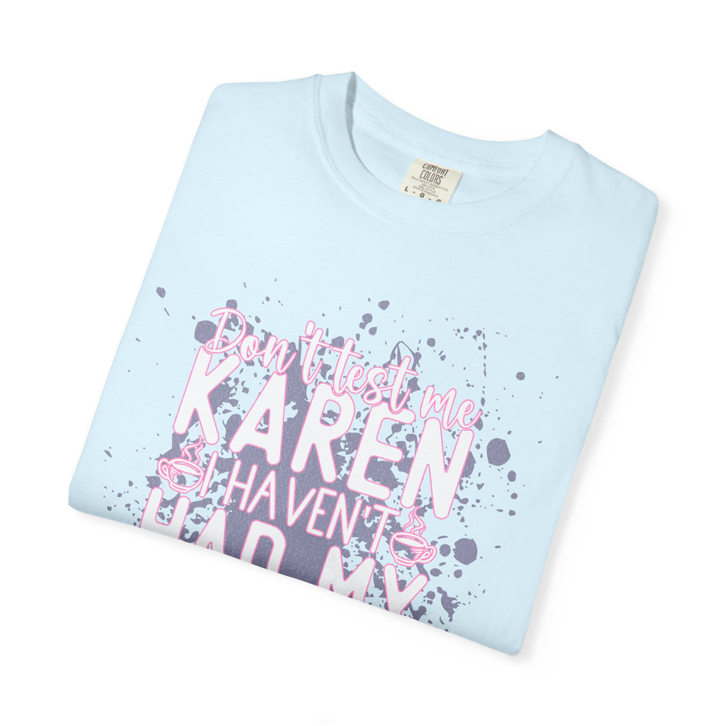 Textured Retro Karen Coffee Graphic Tee