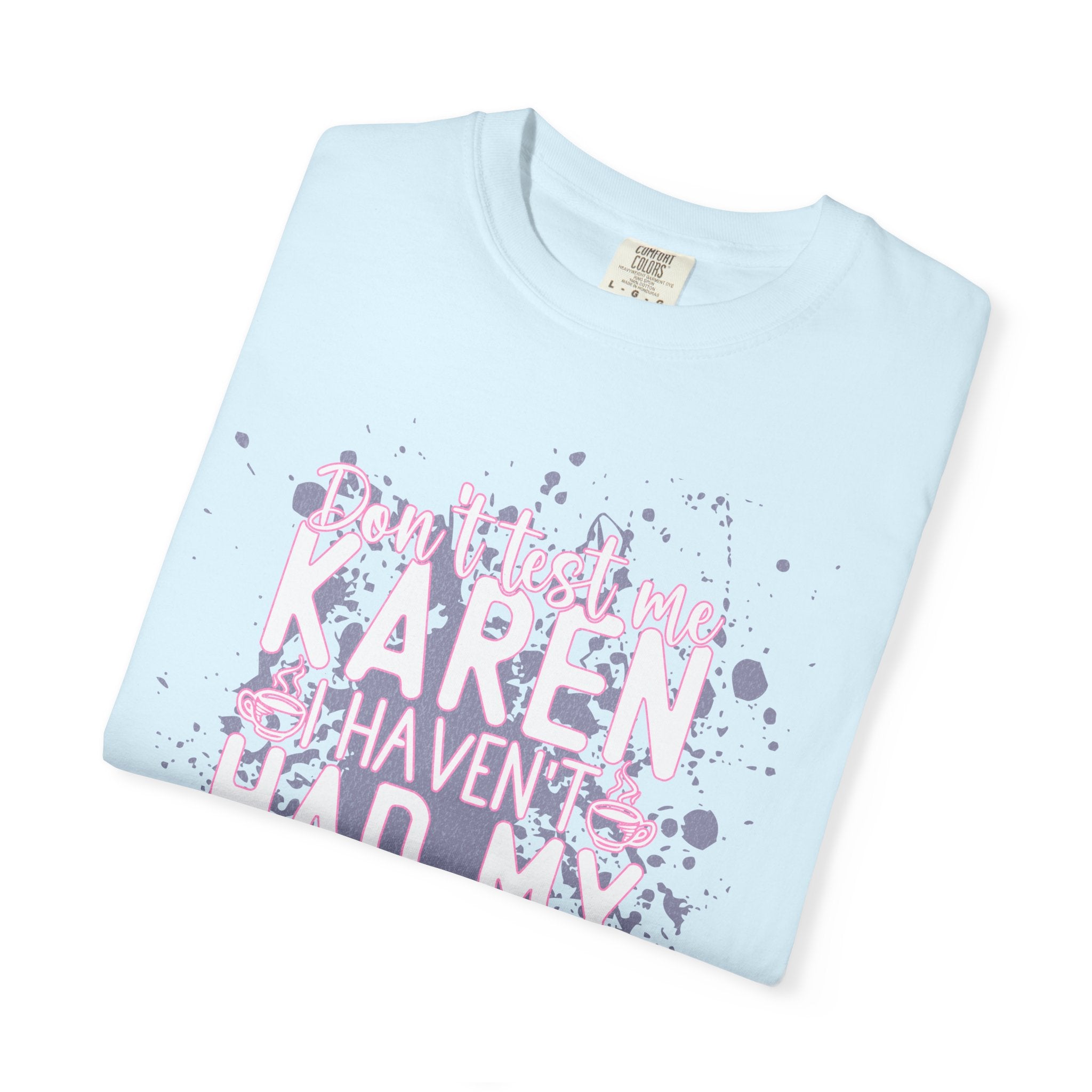 Textured Retro Karen Coffee Graphic Tee