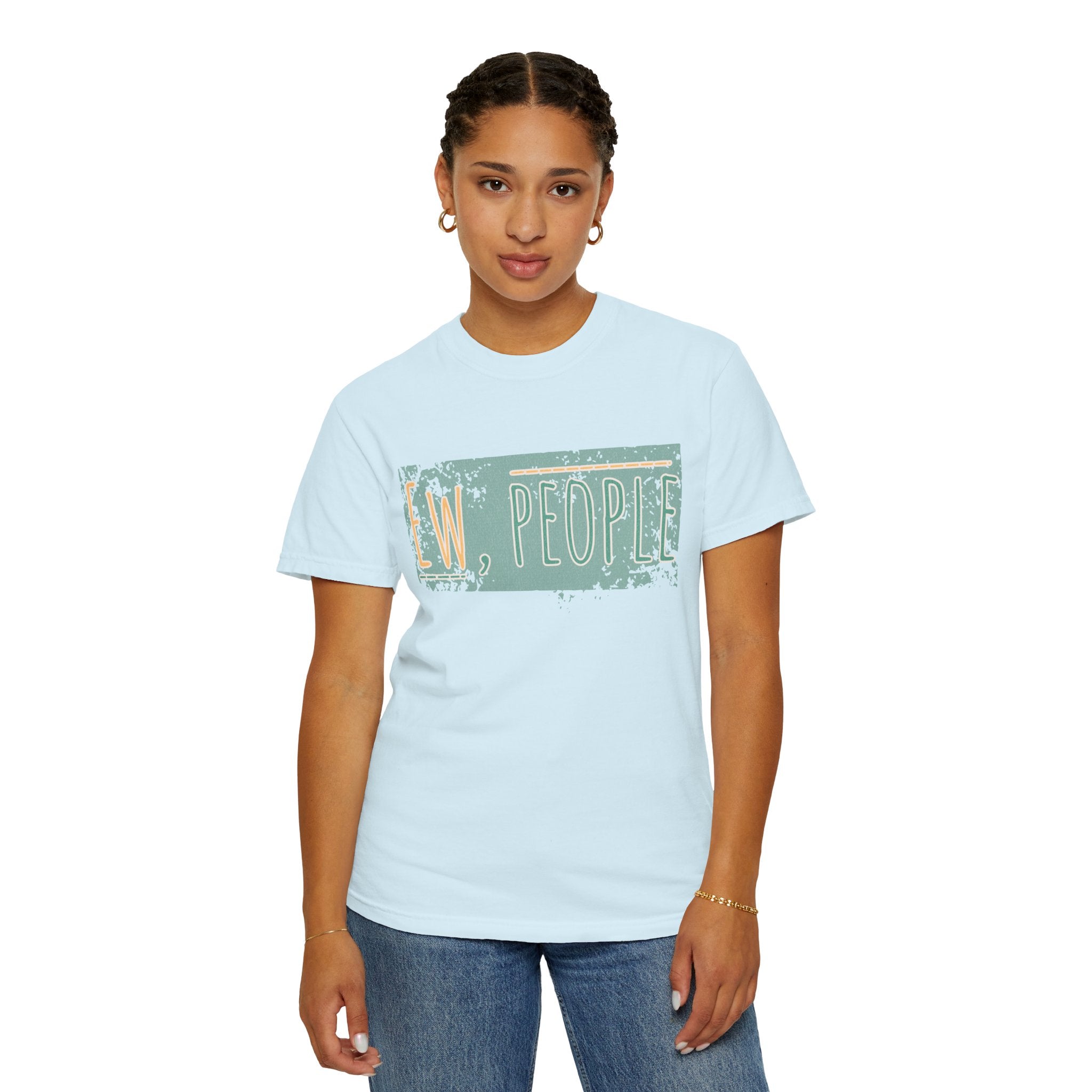 Ew, People Funny Introvert Textured Tee