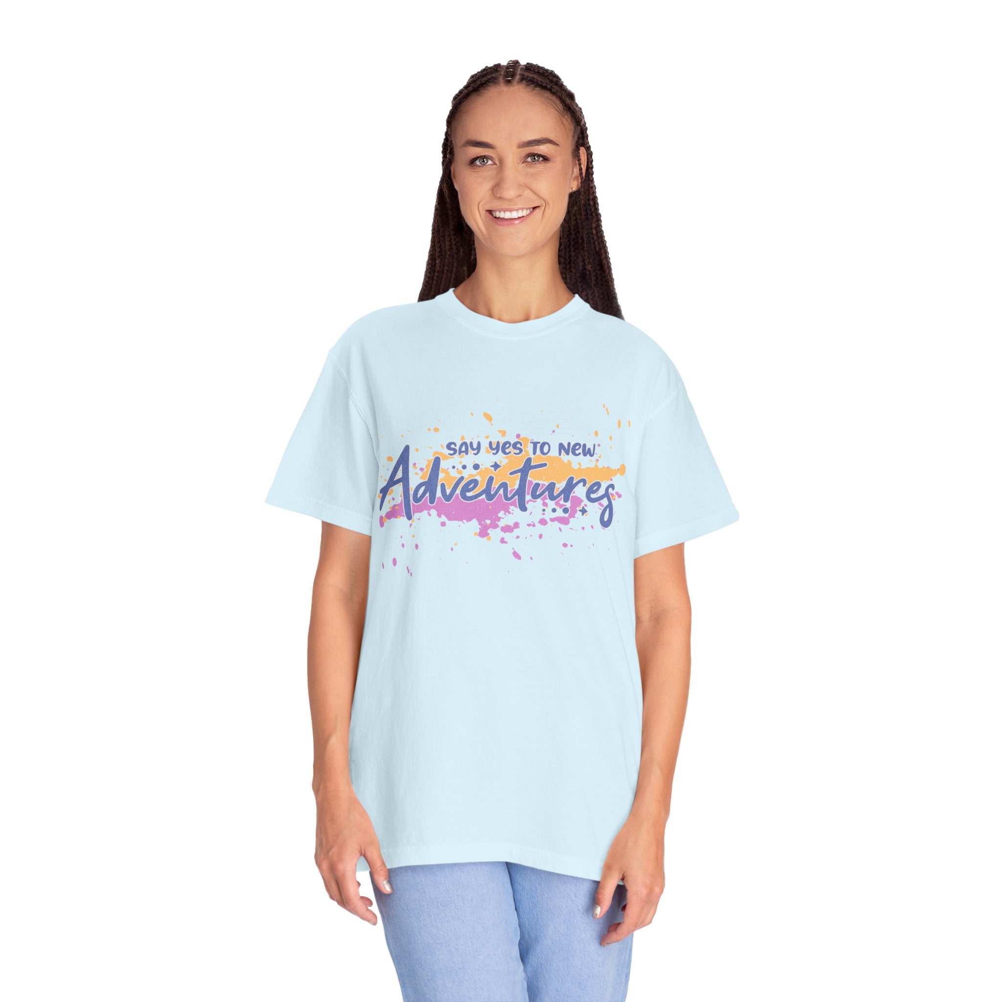 Adventure T‑Shirt – "Say Yes to New Adventures" Graphic Tee