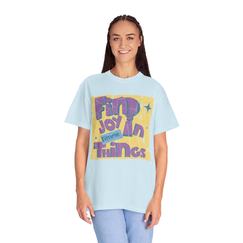 Find Joy In Small Things Textured T-Shirt