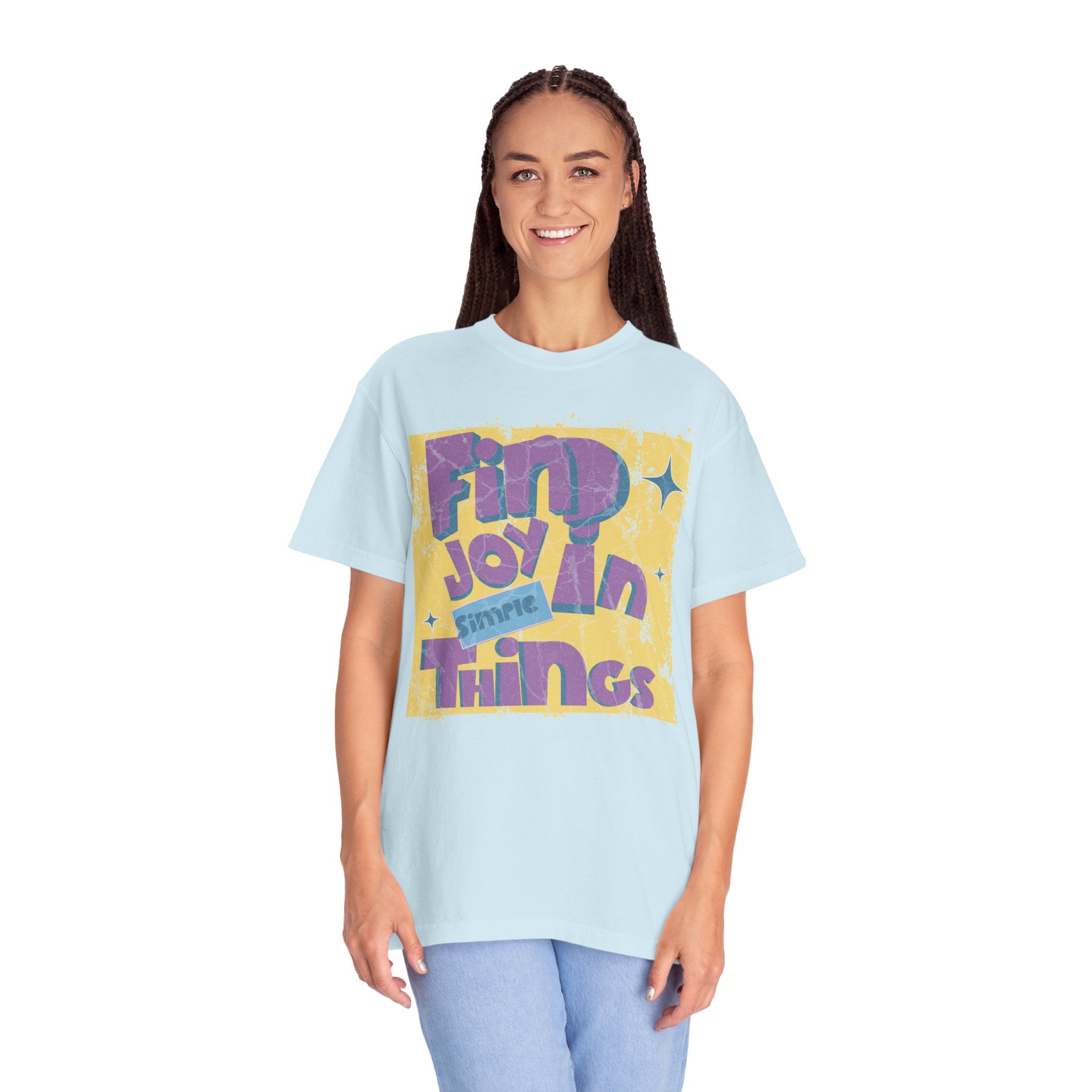 Find Joy In Small Things Textured T-Shirt