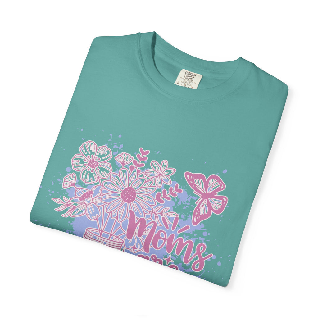 Mom's Are Magical Textured T-Shirt — Floral  Mother's Day Tee