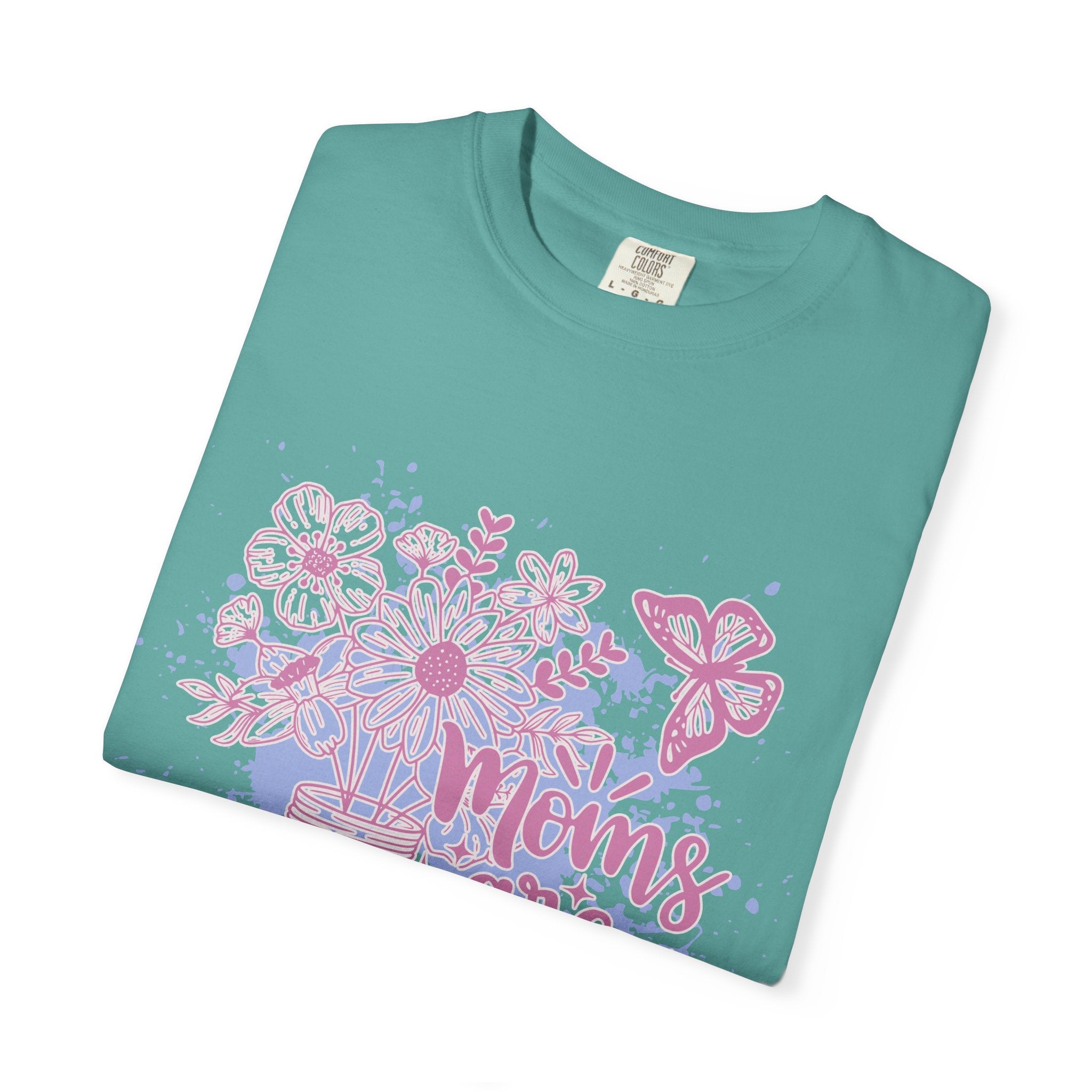 Mom's Are Magical Textured T-Shirt — Floral  Mother's Day Tee