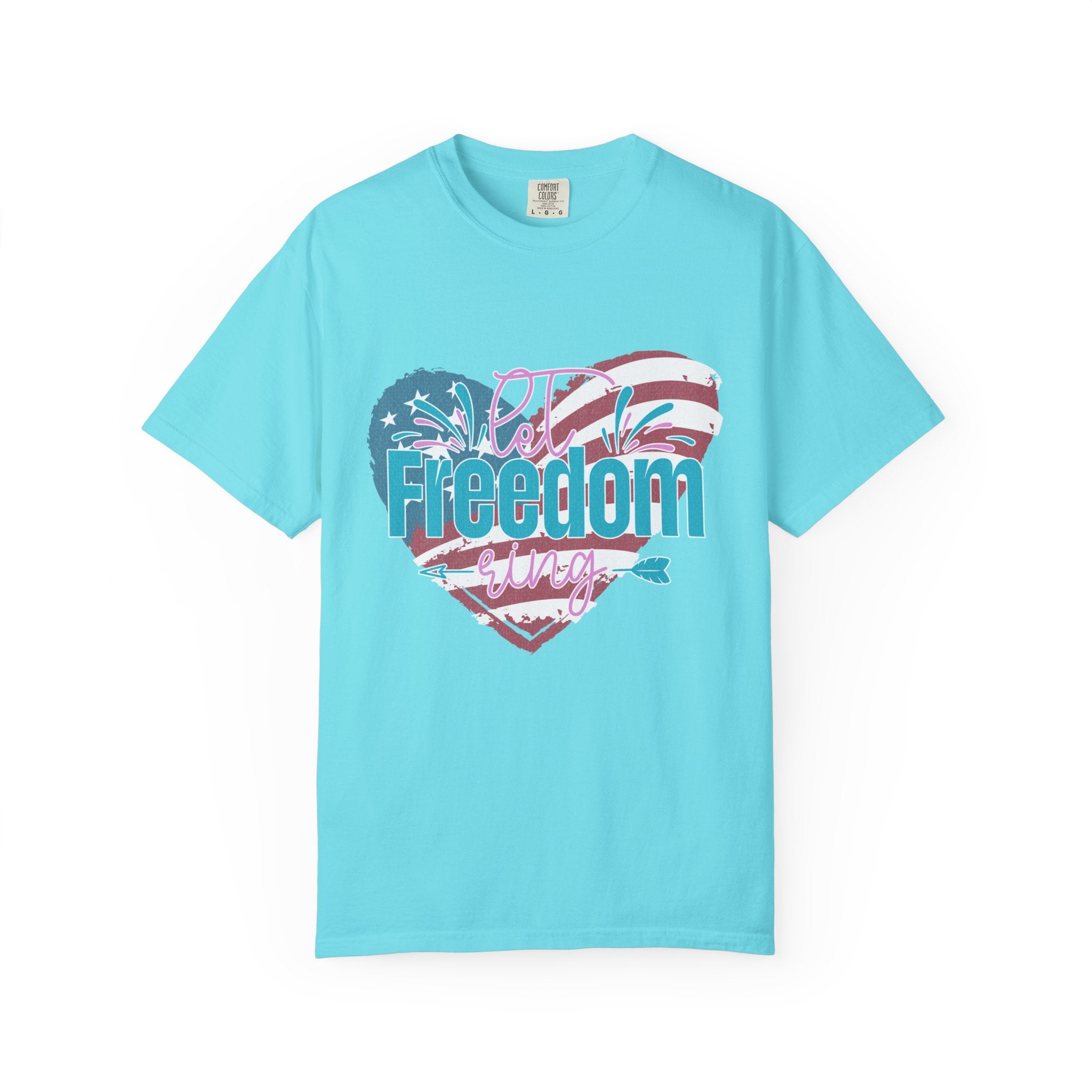 Let Freedom Ring Patriotic  Textured Shirt