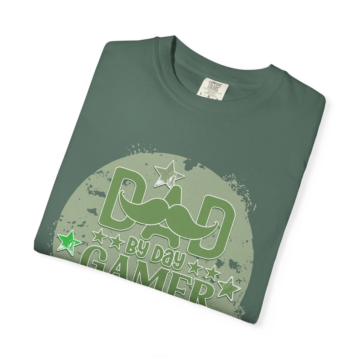 Dad By Day Gamer By Night Textured T-Shirt
