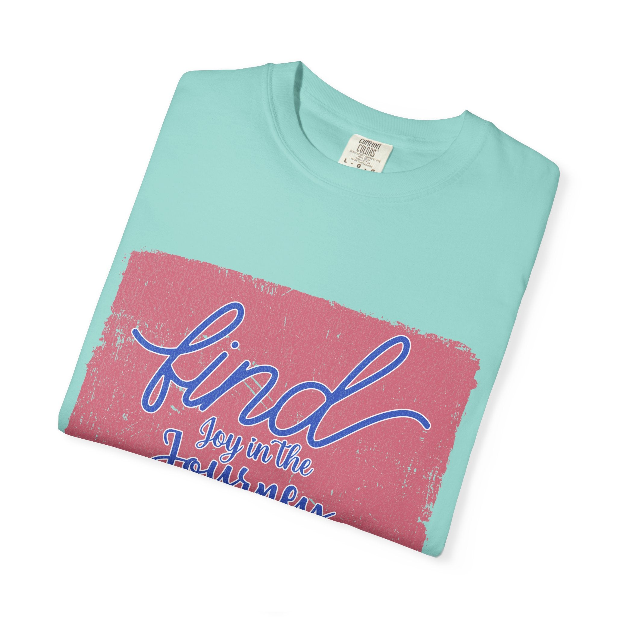 Find Joy in the Journey T-shirt |Textured Inspirational Script Graphic