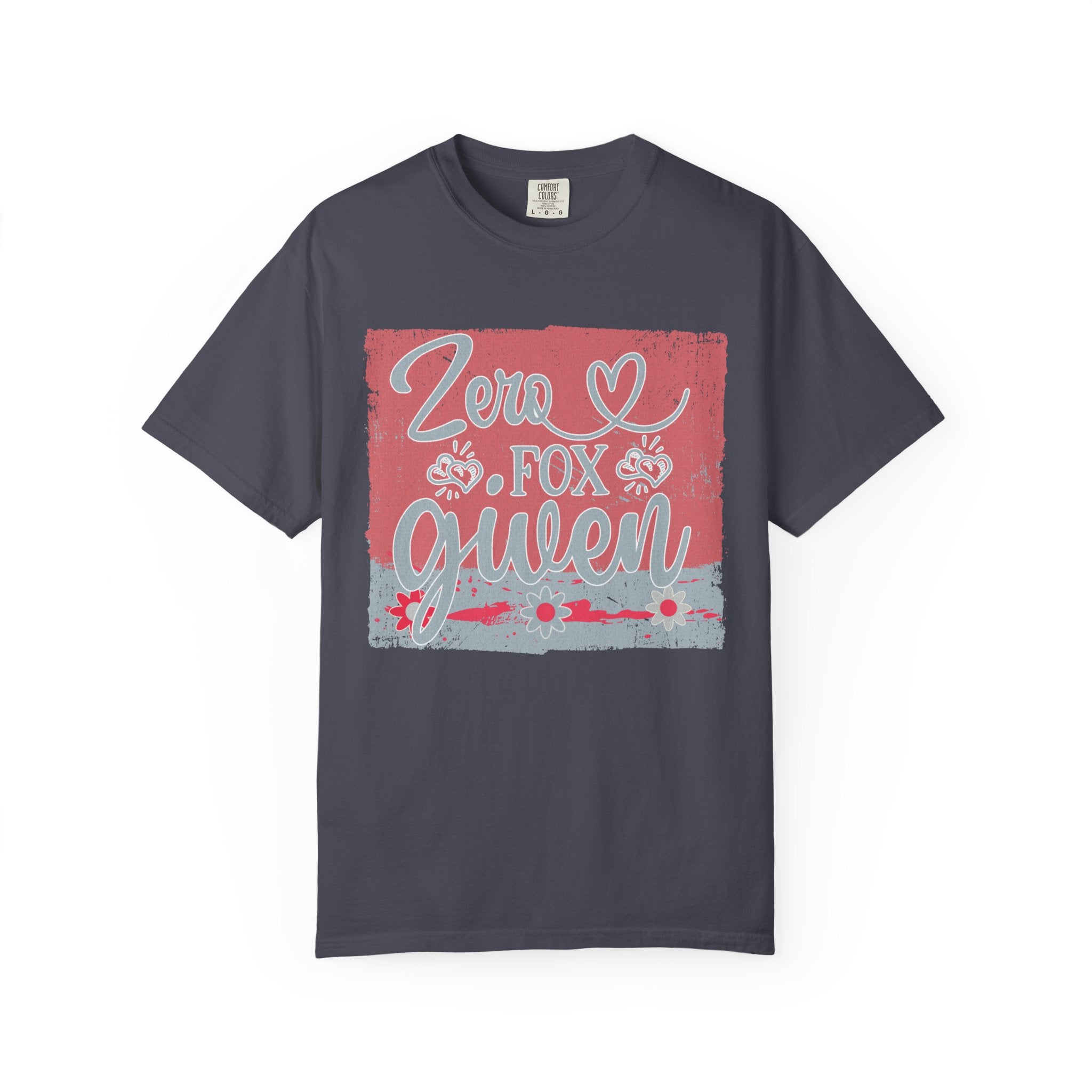 Textured Zero Fox Given T‑Shirt — Funny Retro Rose Graphic Tee