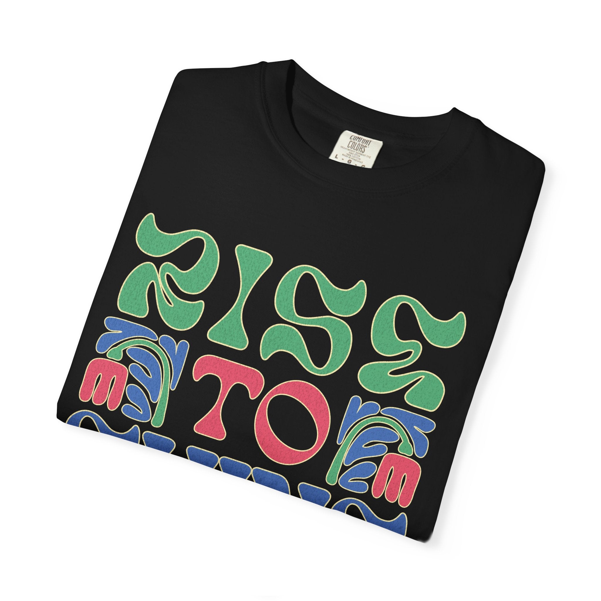 Rise to Shine T-shirt | Retro Psychedelic Lettering