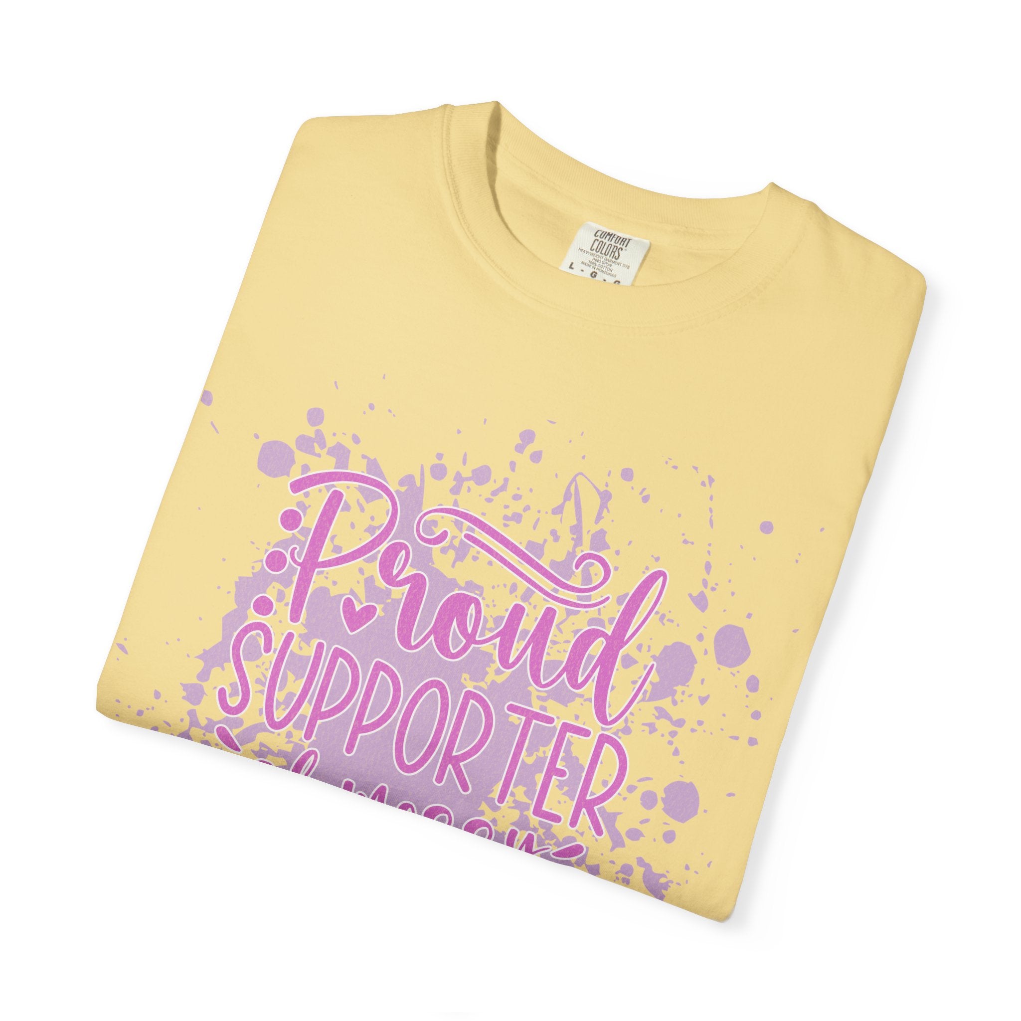 Textured Proud Supporter of Messy Hair and Sweatpants T-Shirt