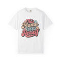 This Mama Loves Herself T-Shirt |Textured Retro Floral Typography