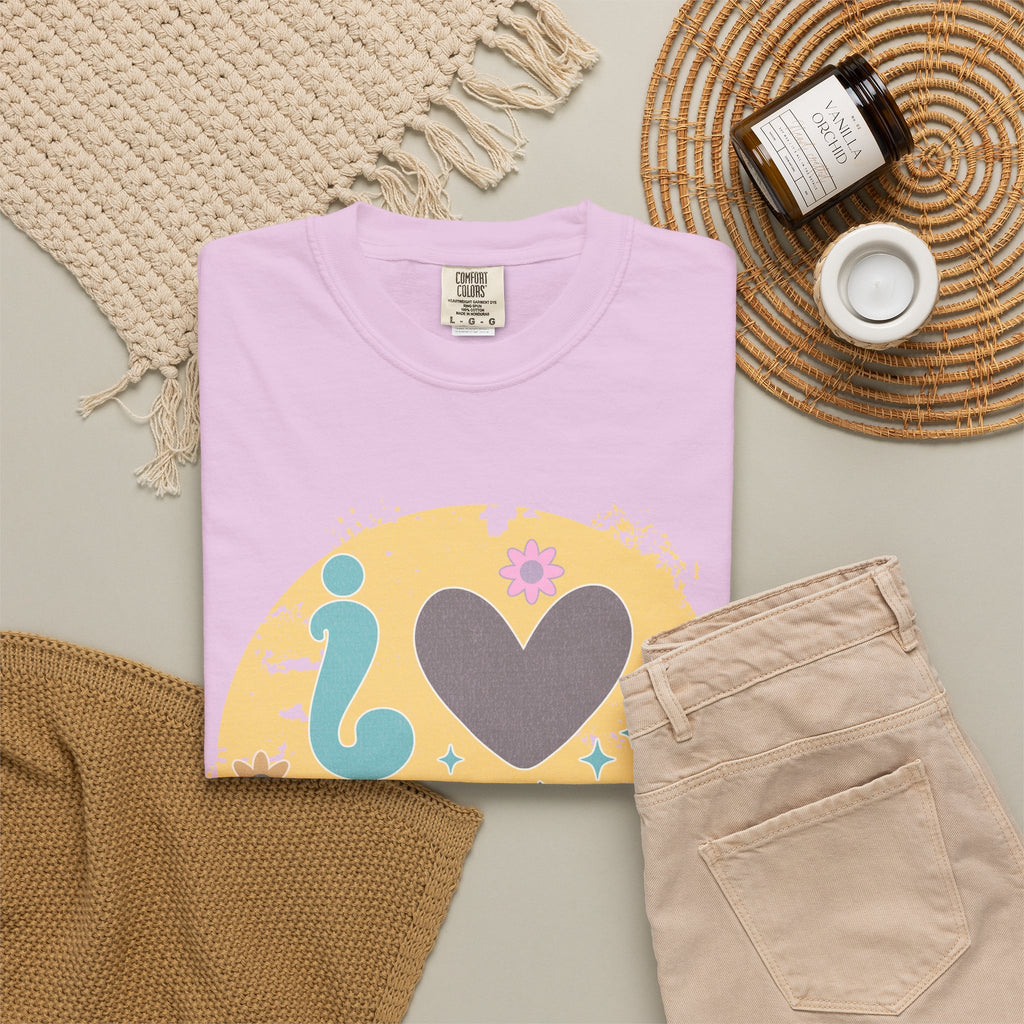 Funny Retro Self Love Retro Textured Tee
