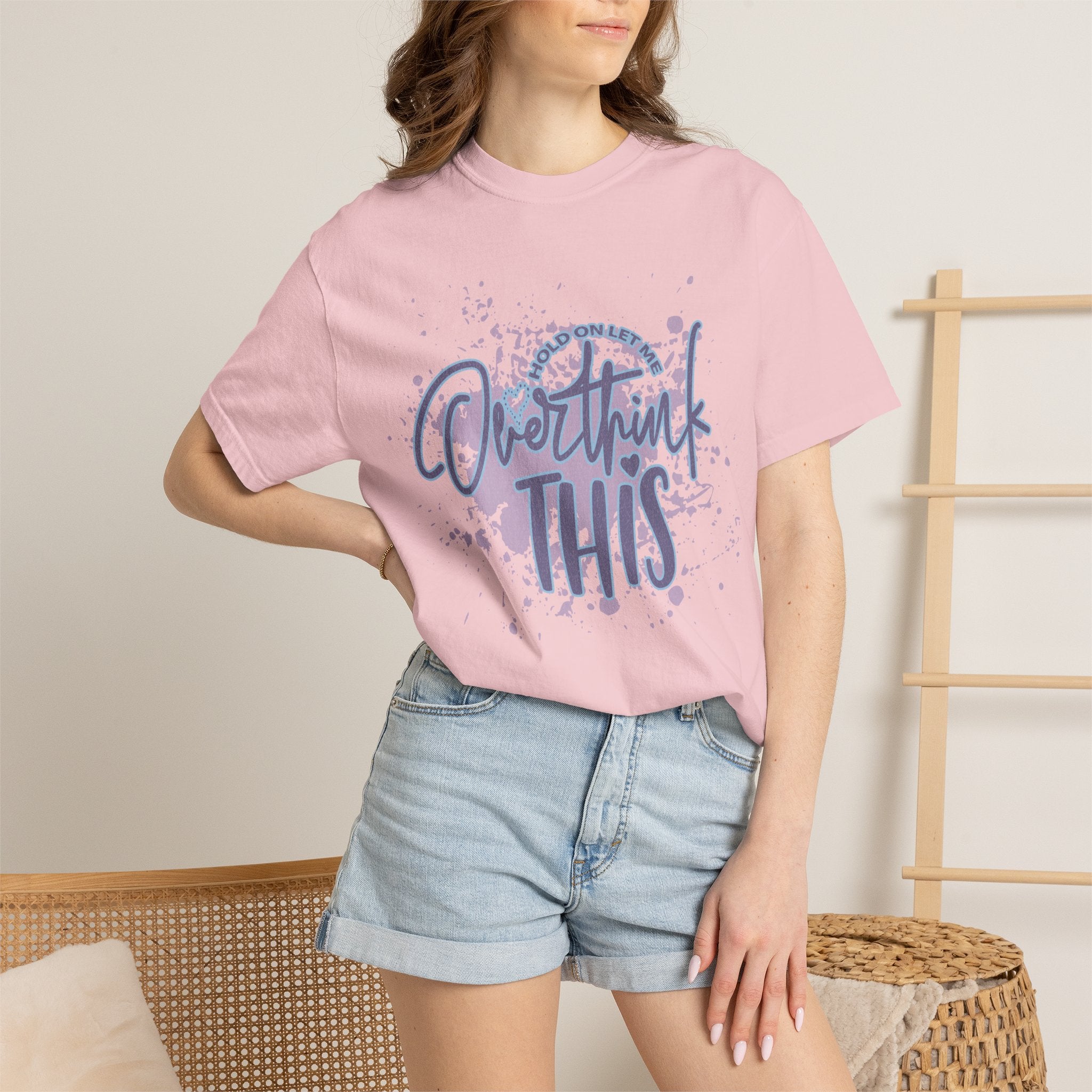 Overthink This T-Shirt — Textured Humorous Mindfulness Graphic Tee