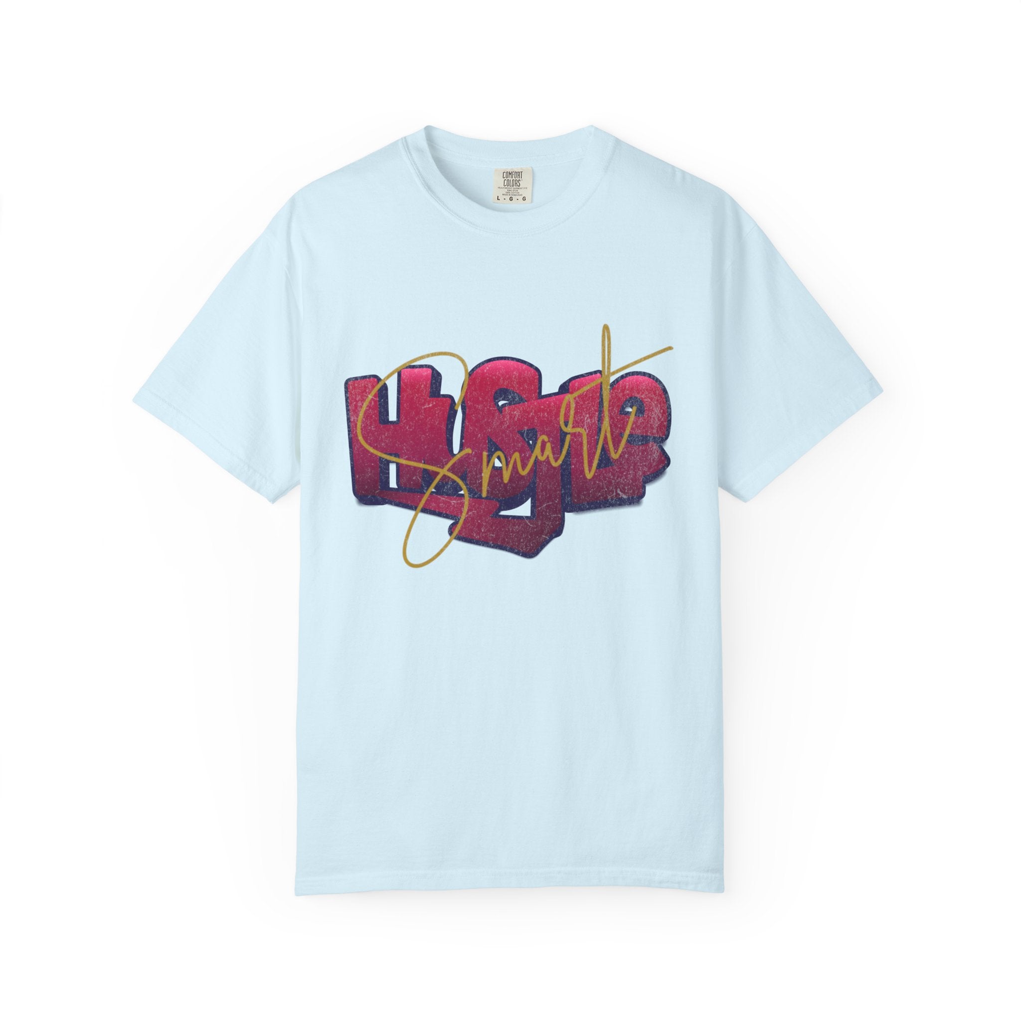 Textured Retro Hustle Smart Graphic Shirt