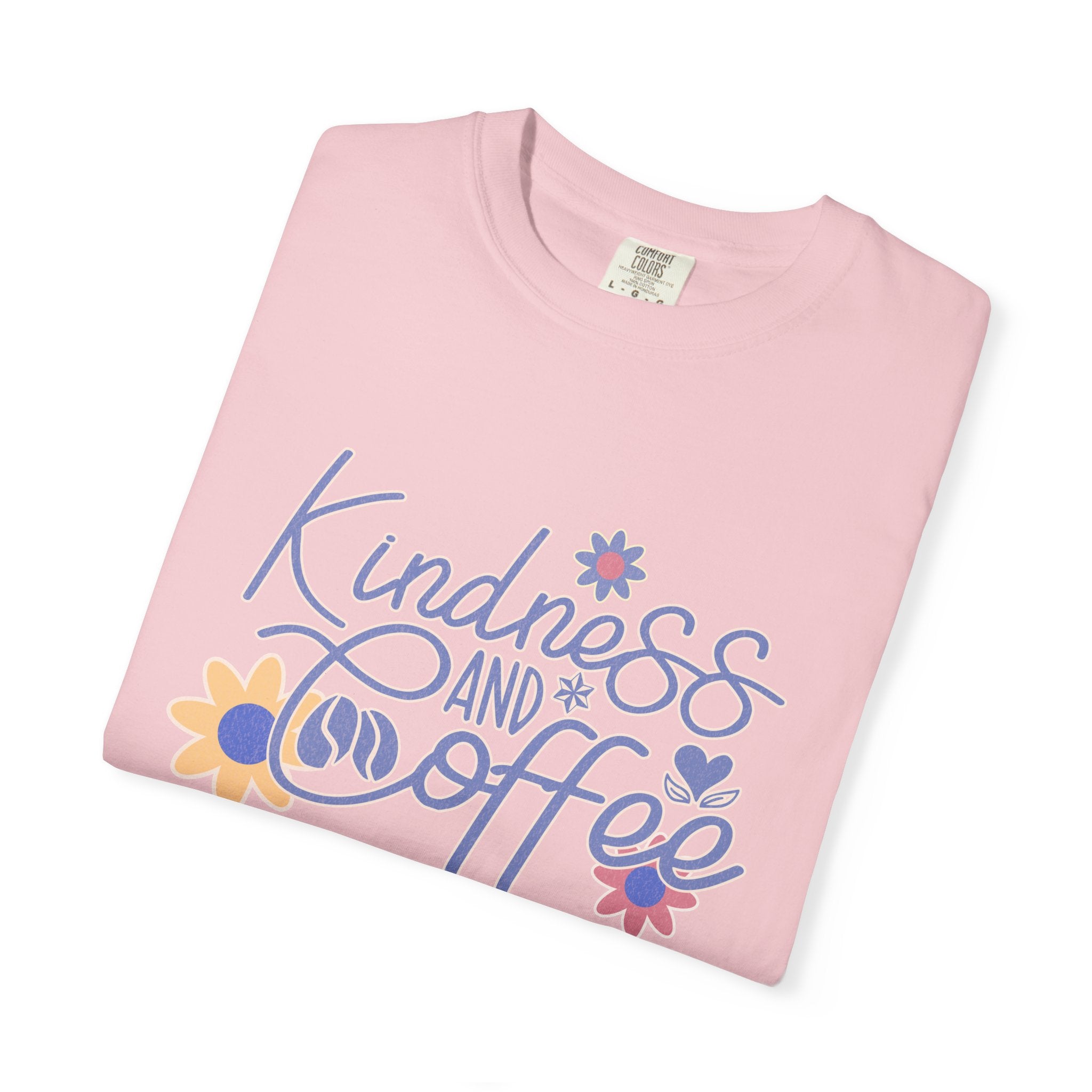 Textured Kindness and Coffee T-Shirt