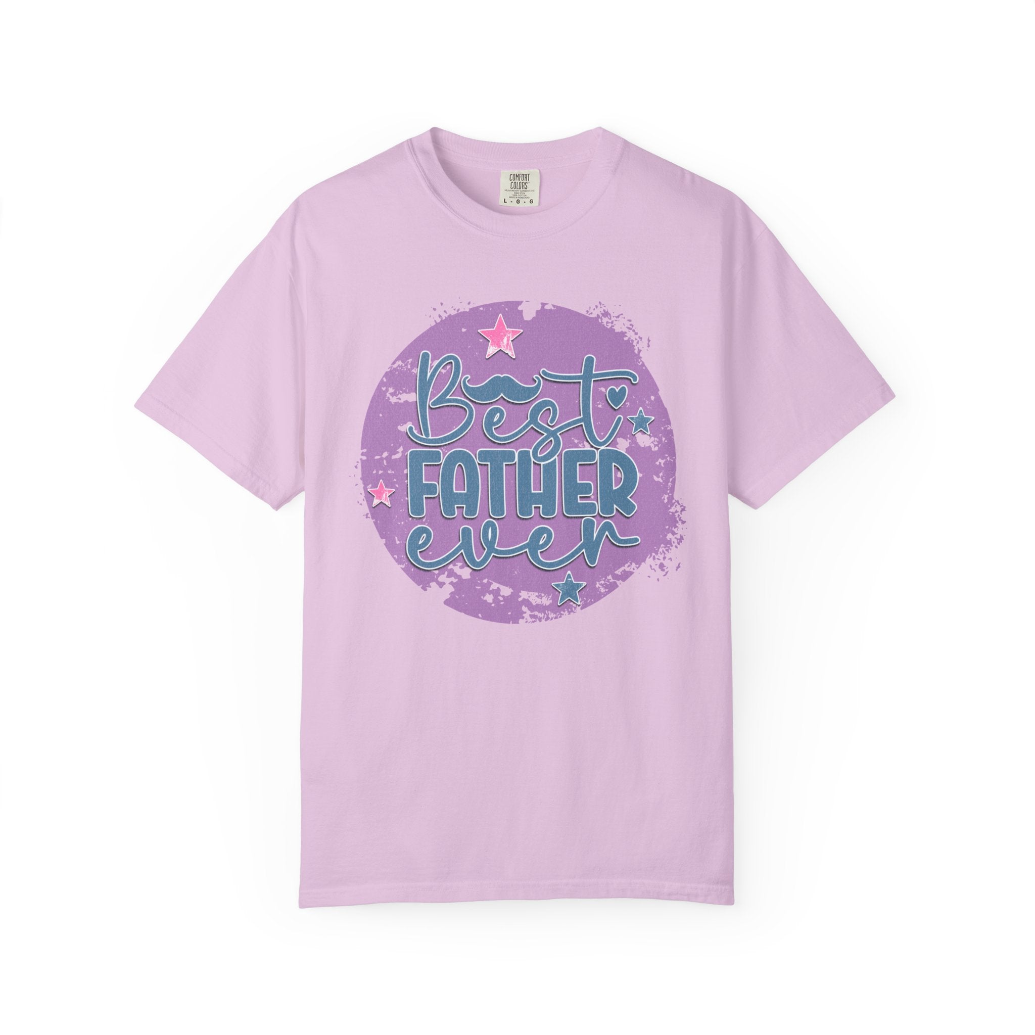 Best Father Ever Textured T-Shirt — Father’s Day Gift Tee