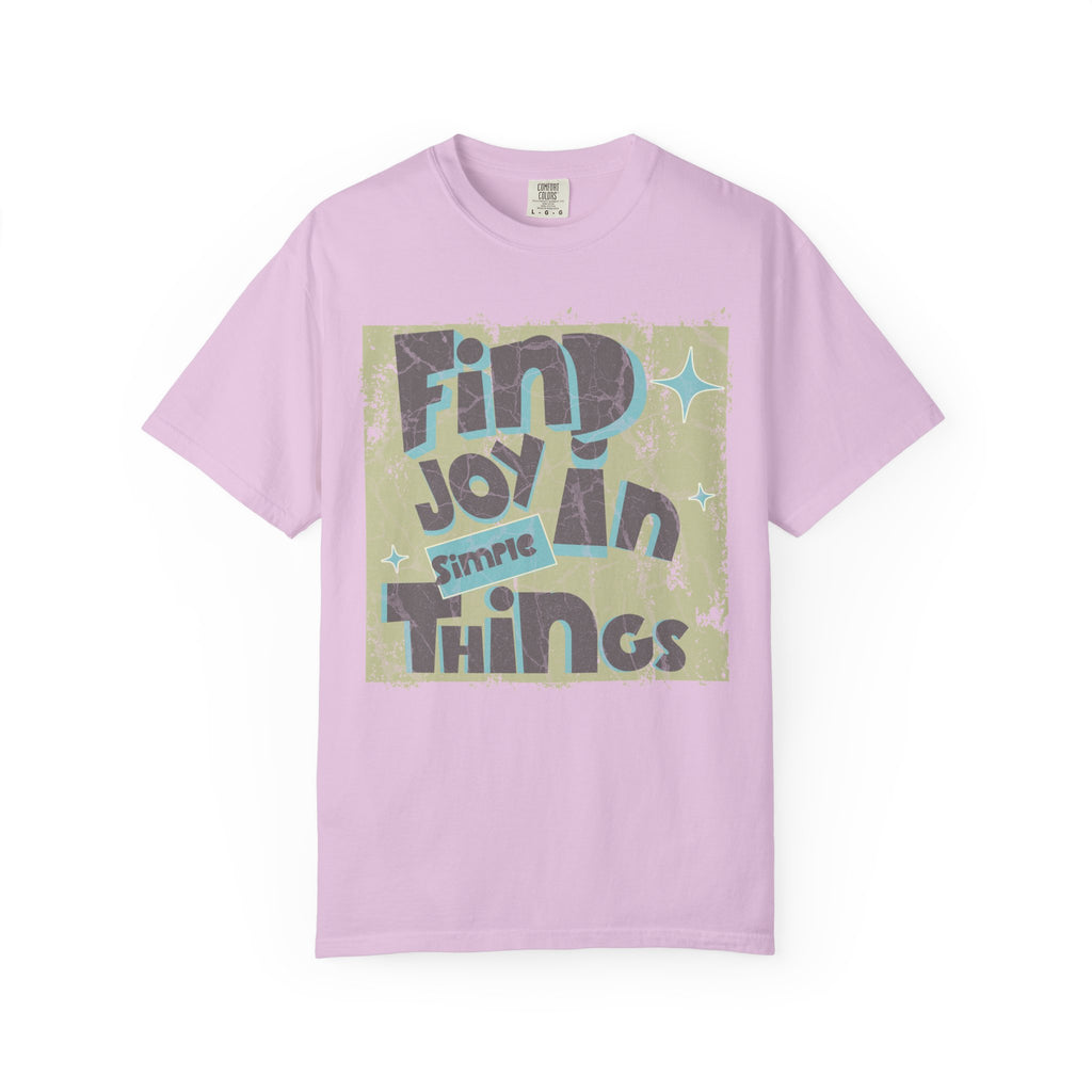Find Joy In Simple Things Textured T-Shirt