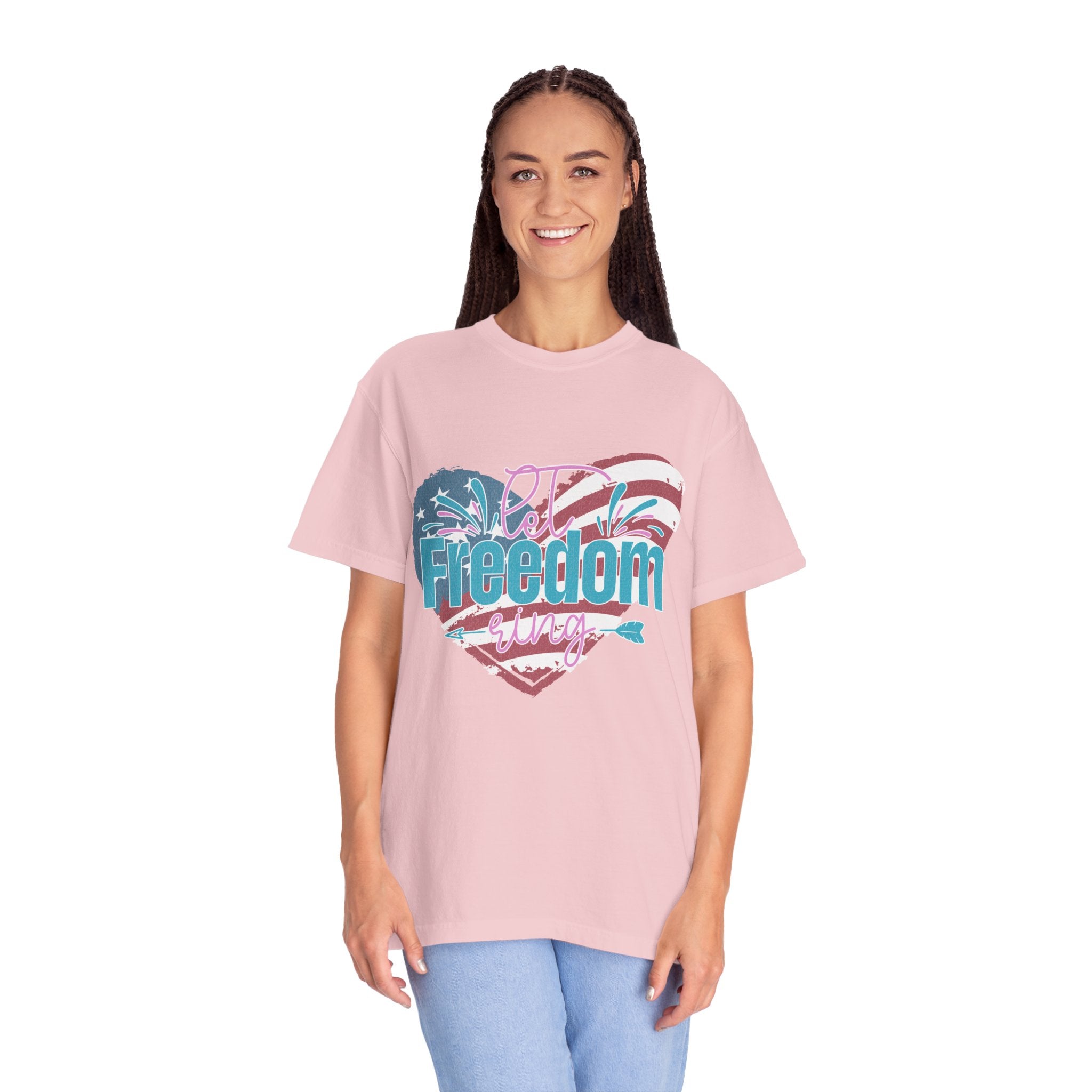 Let Freedom Ring Patriotic  Textured Shirt