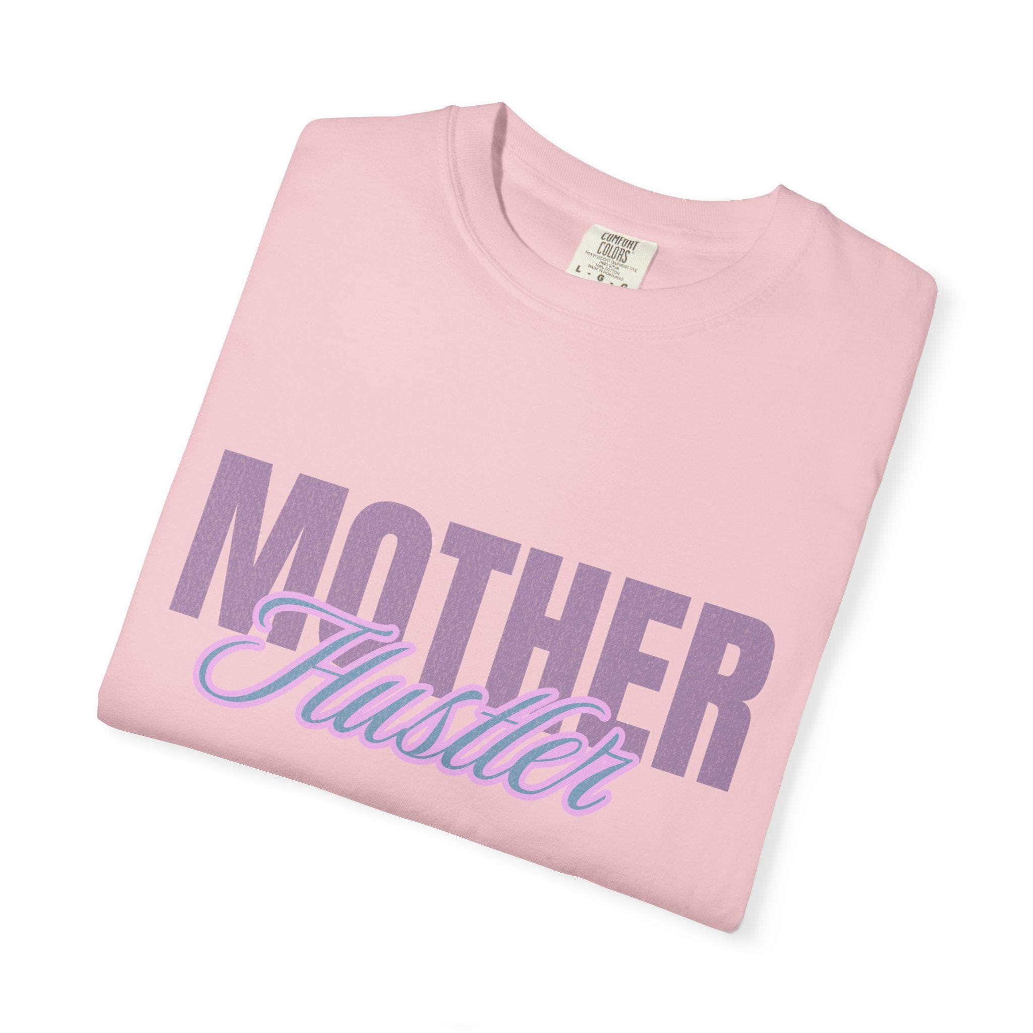 Retro Mother Hustler Vintage Tee Textured Garment-Dyed T-shirt