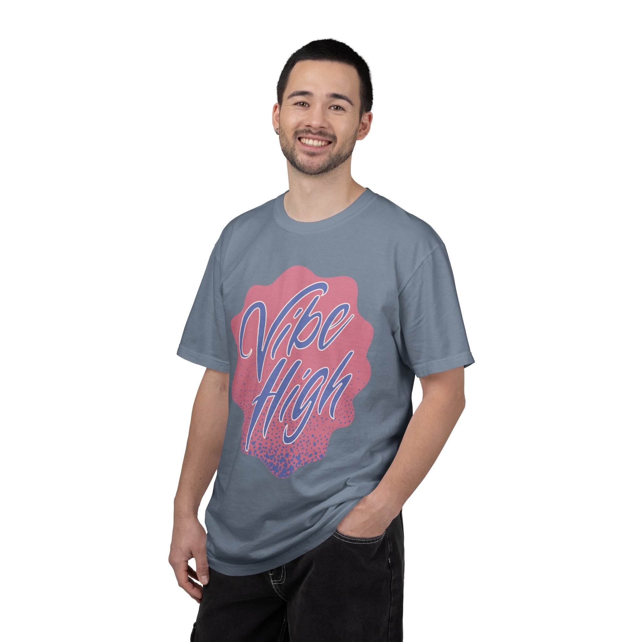 Vibe High Graphic Textured T‑Shirt