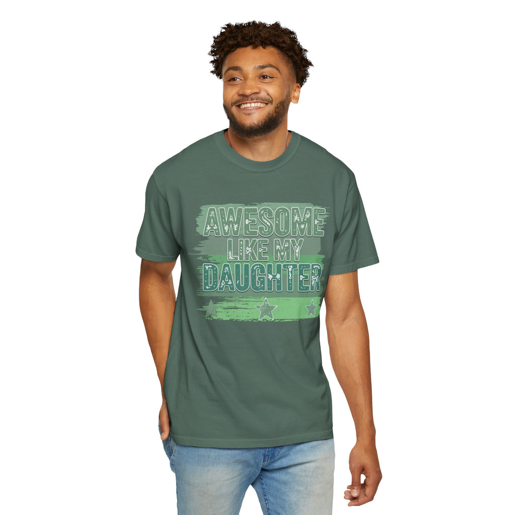 Textured Awesome Like My Daughter T-Shirt