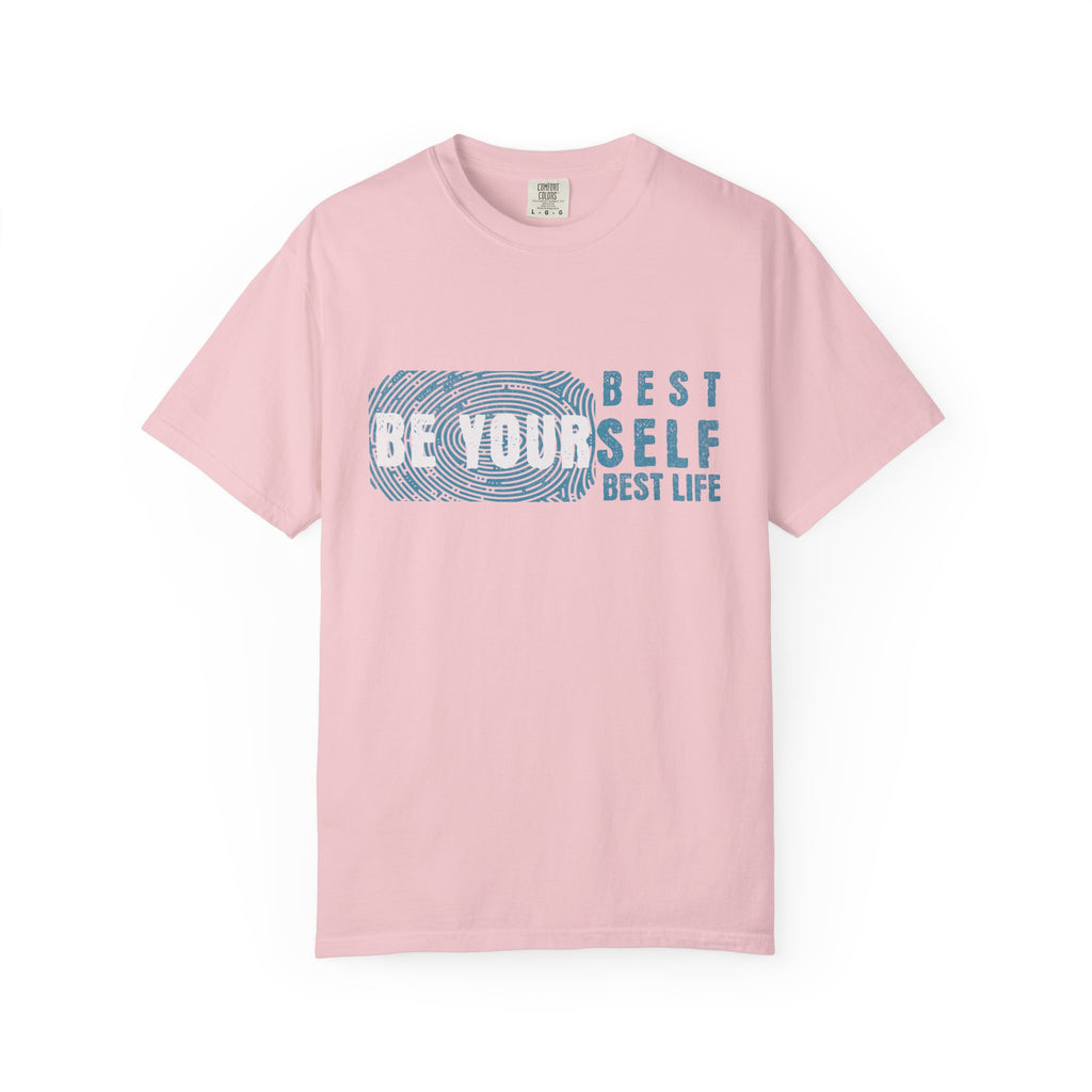 Textured Be Yourself Best Life T-Shirt