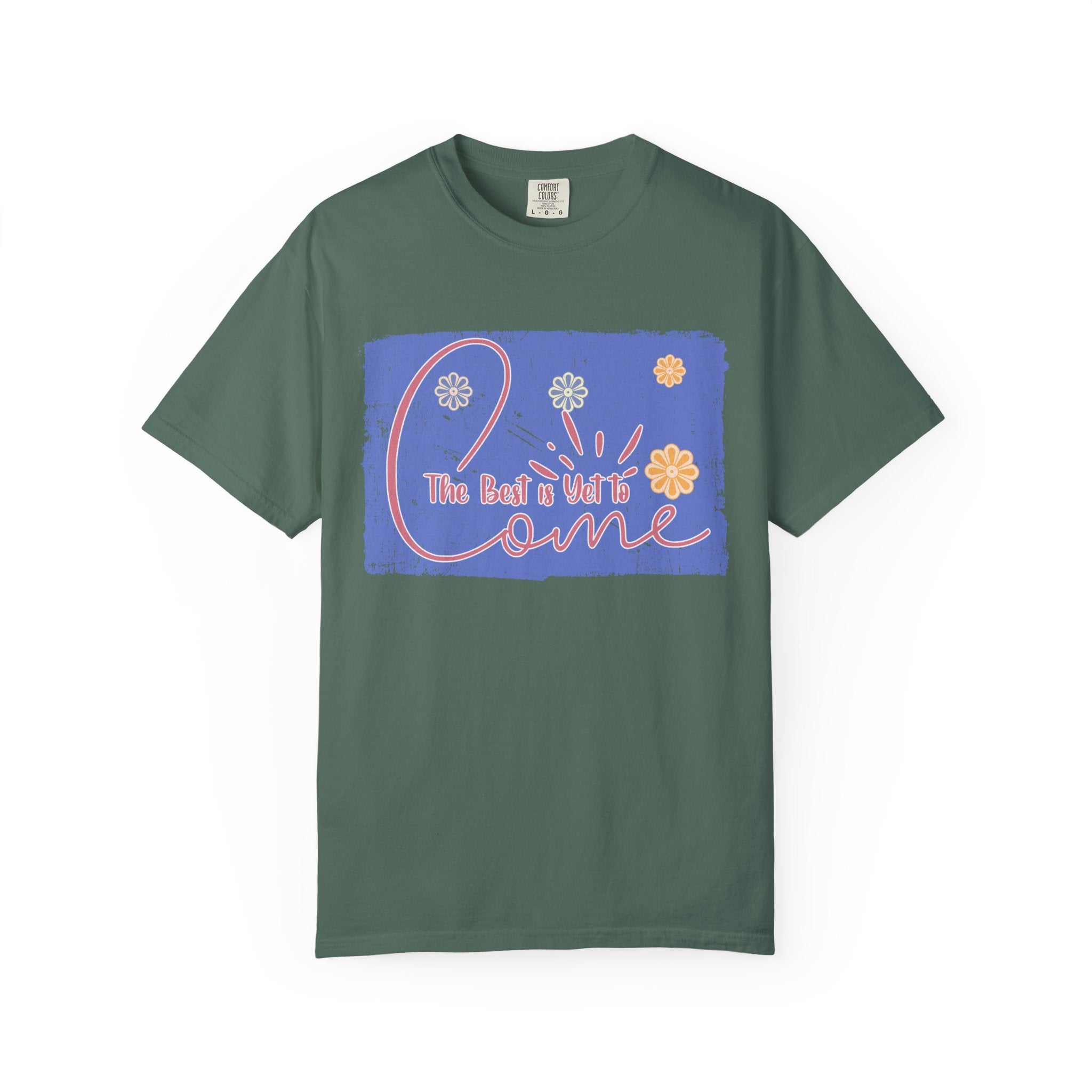 Retro Best Yet Come Tee | Textured Floral Handwritten Graphic