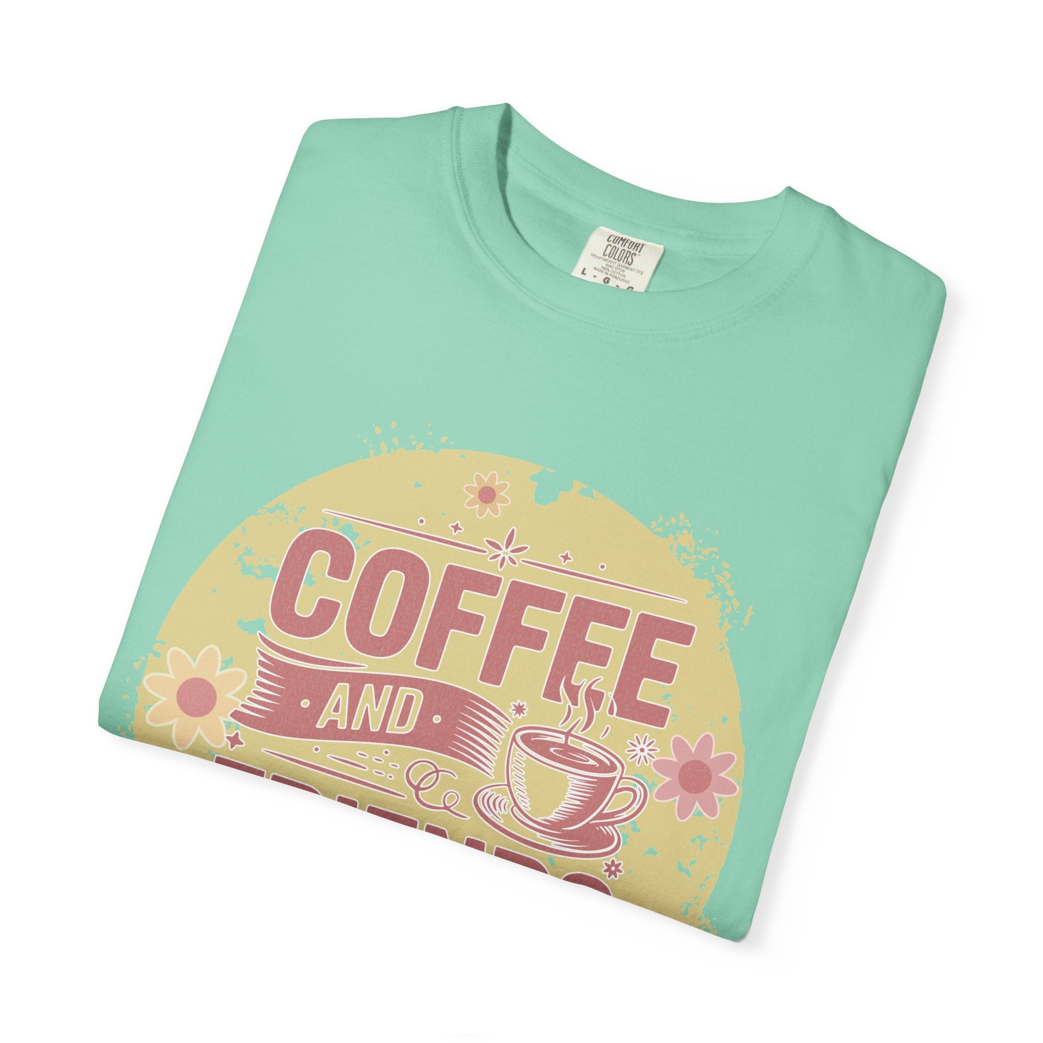 Coffee and Friends Textured T-Shirt — 'Makes the Perfect Blend' Casual Tee