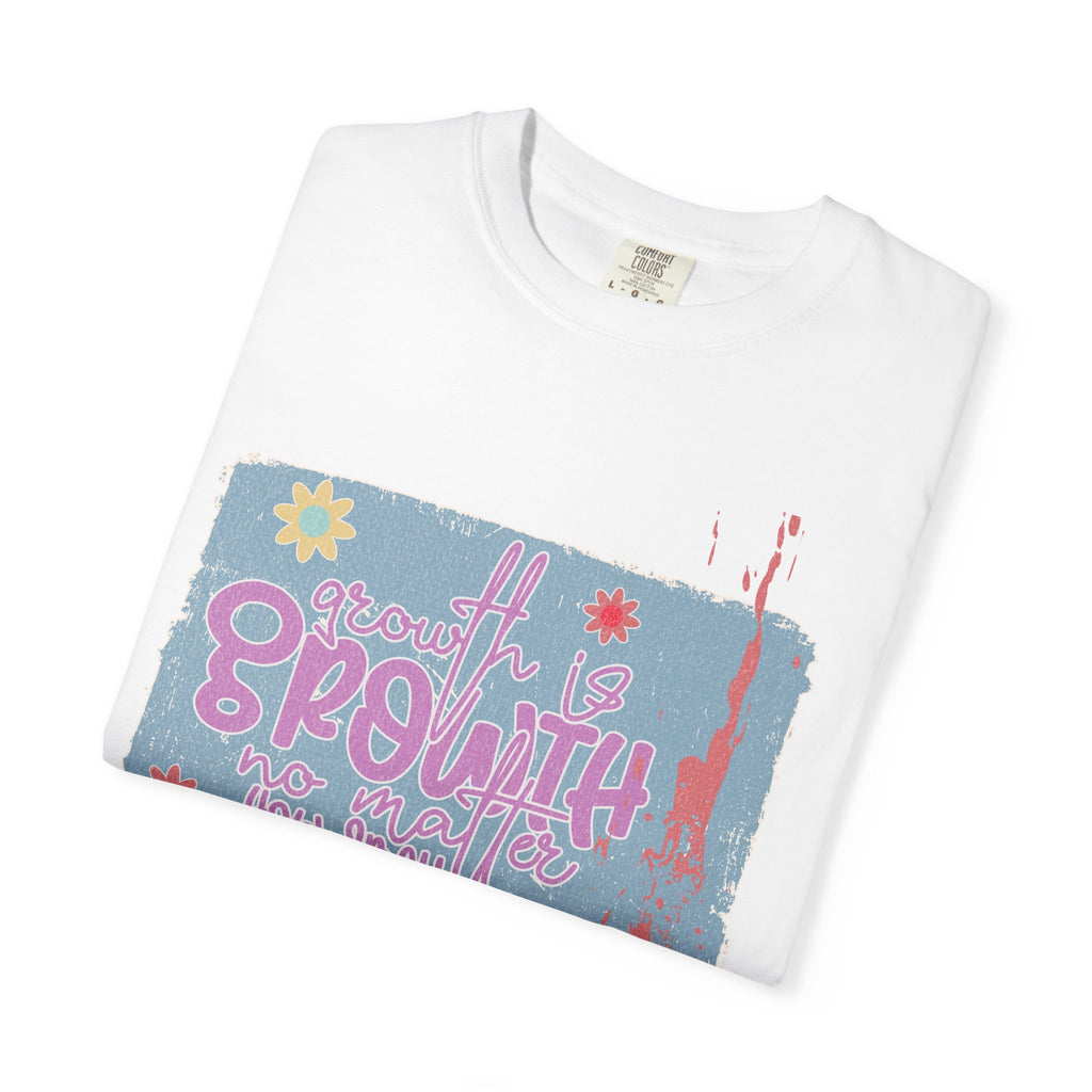 Textured Retro Growth Is Growth Tee