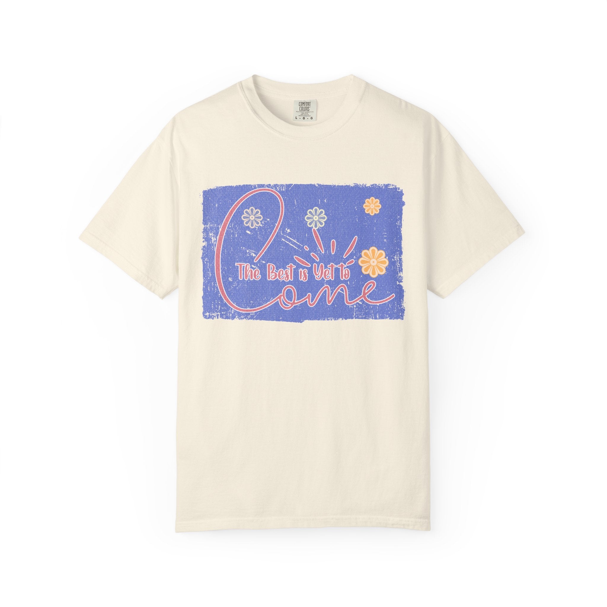 Retro Best Yet Come Tee | Textured Floral Handwritten Graphic