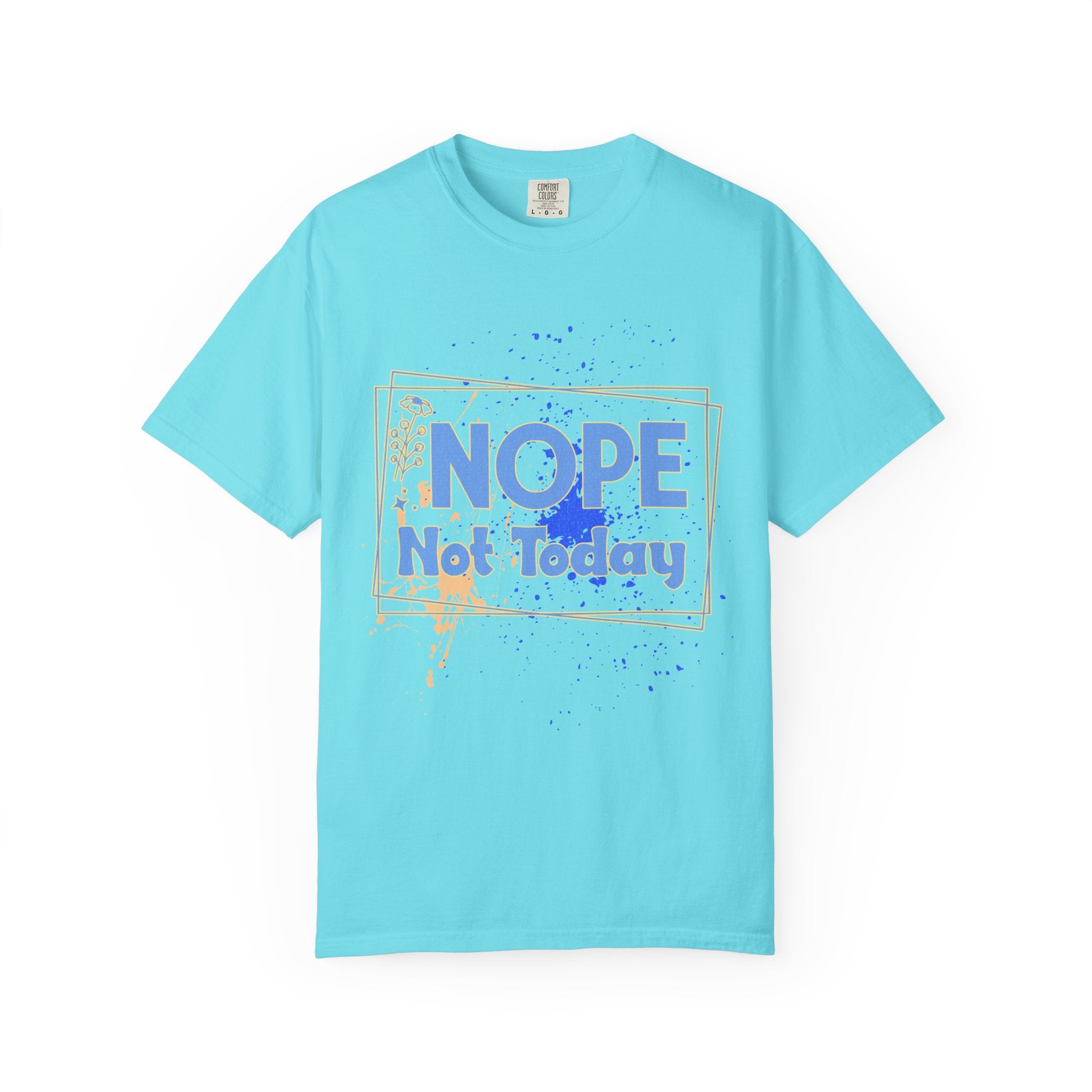 Textured Retro Nope Not Today Tee