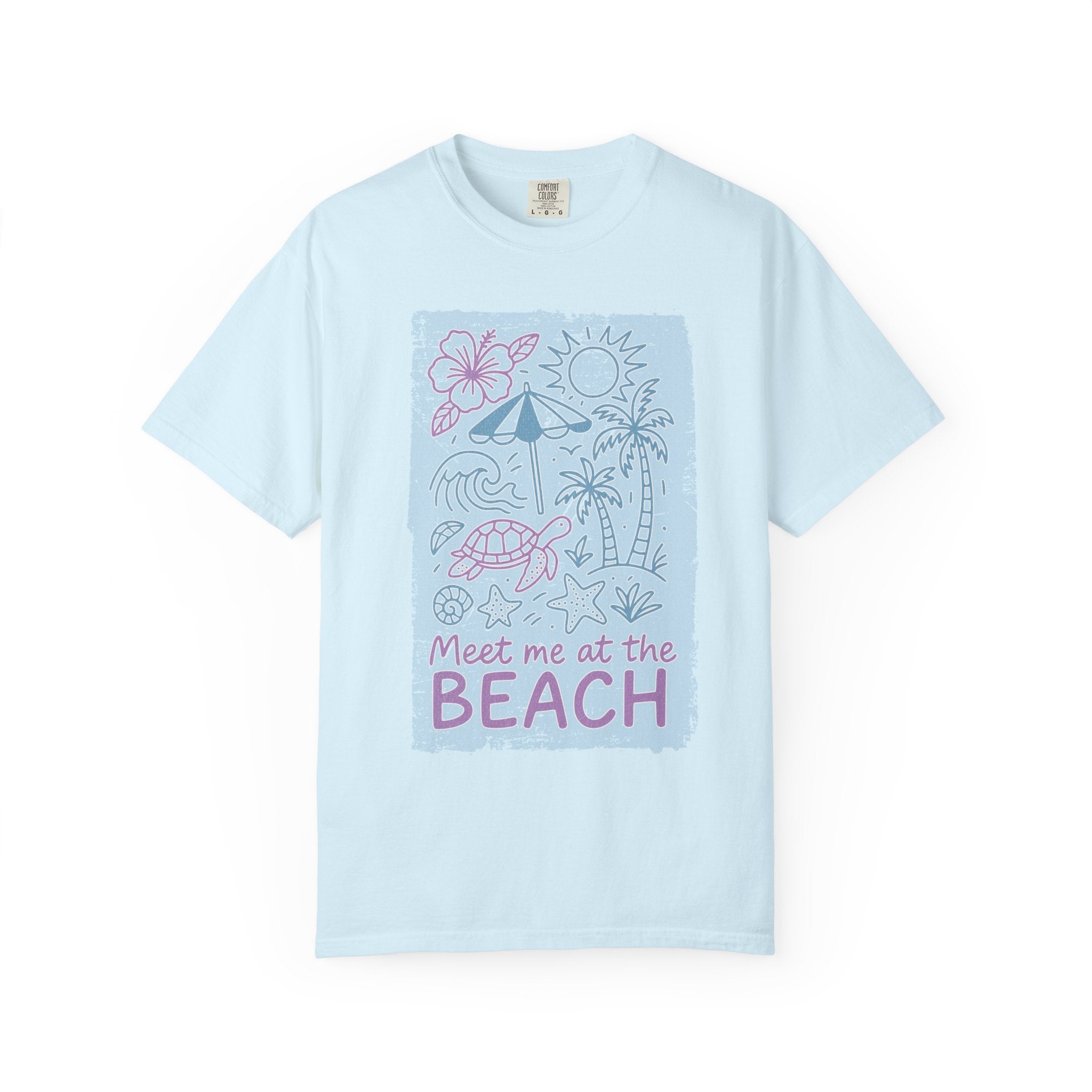 Meet Me at the Beach Textured T-Shirt