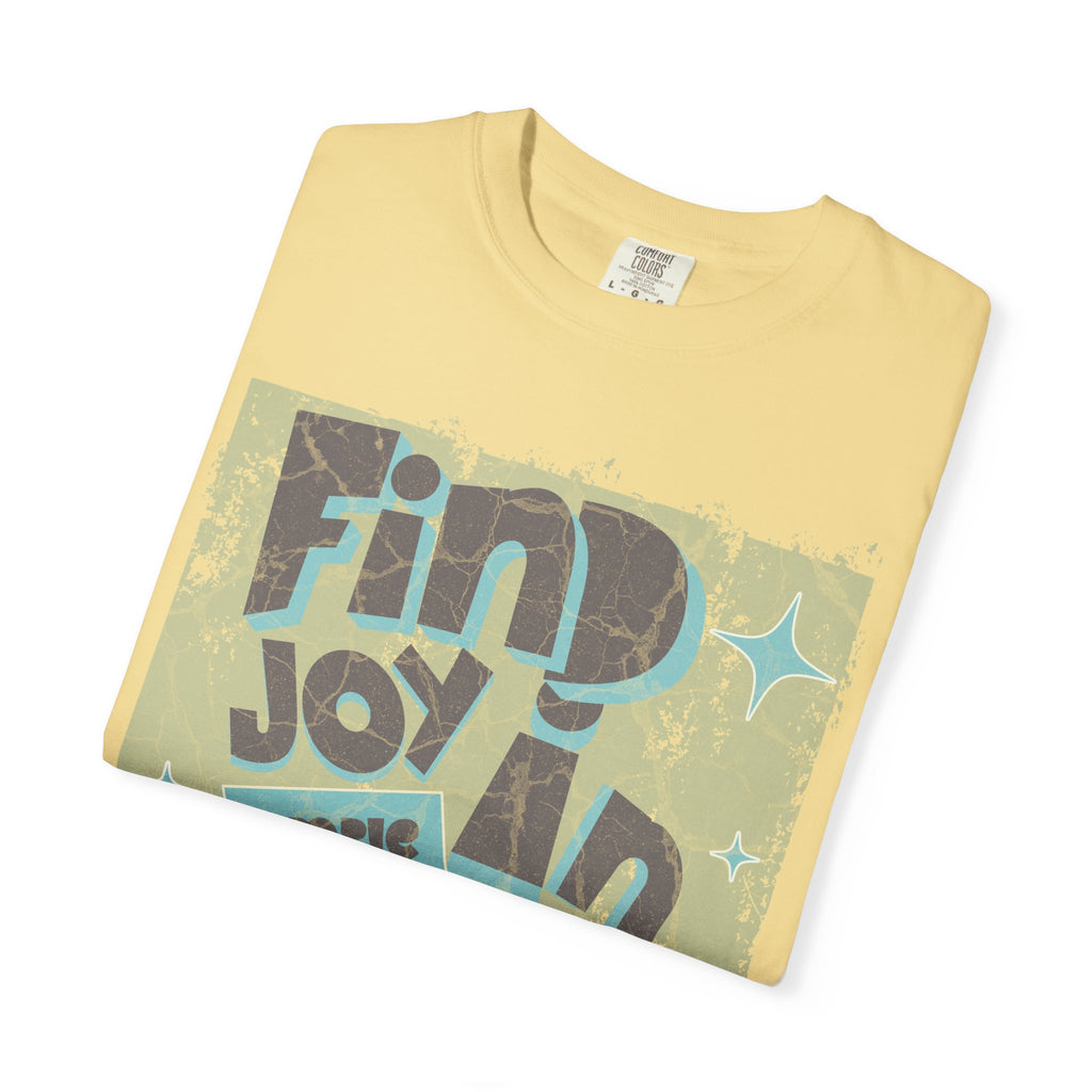 Find Joy In Simple Things Textured T-Shirt