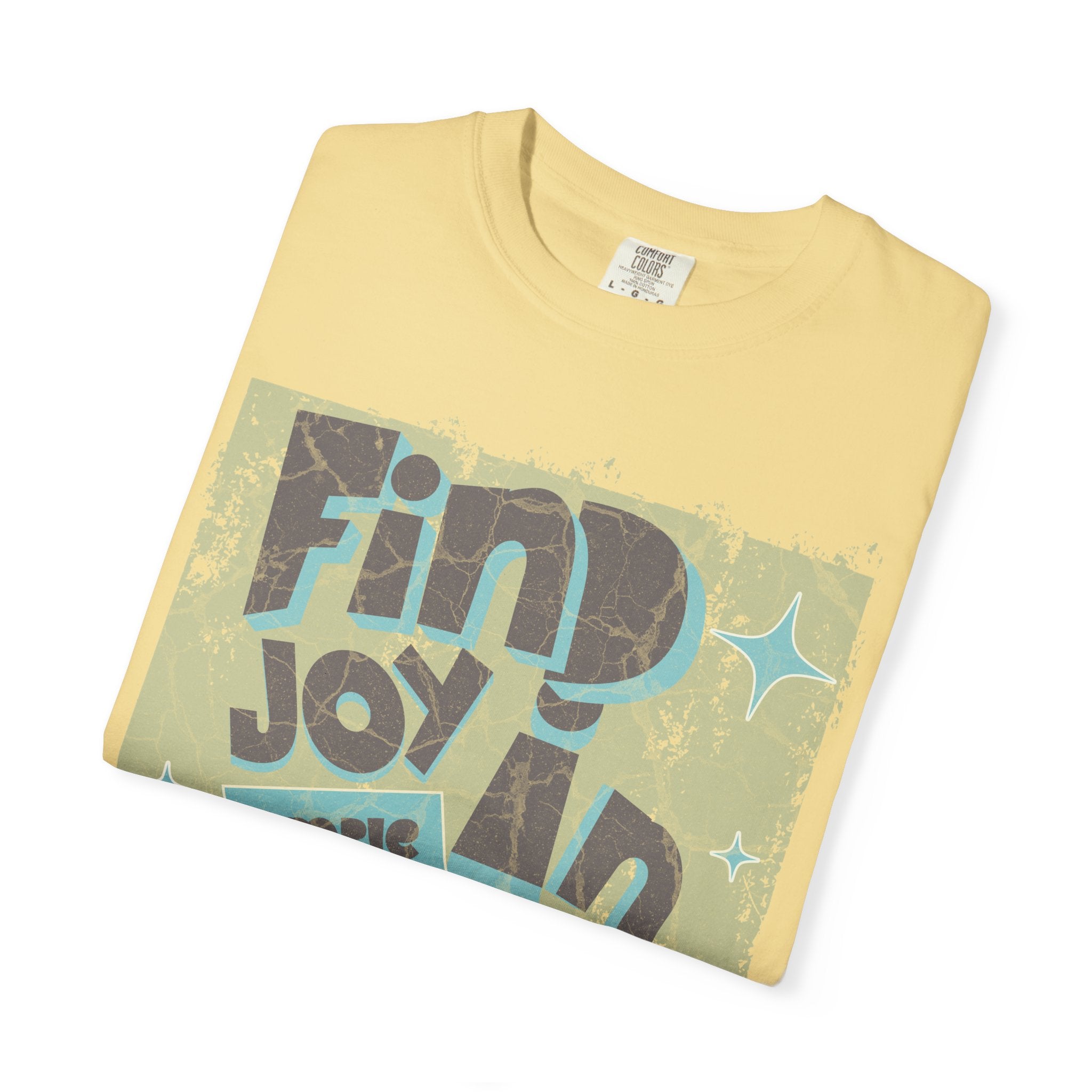 Find Joy In Simple Things Textured T-Shirt