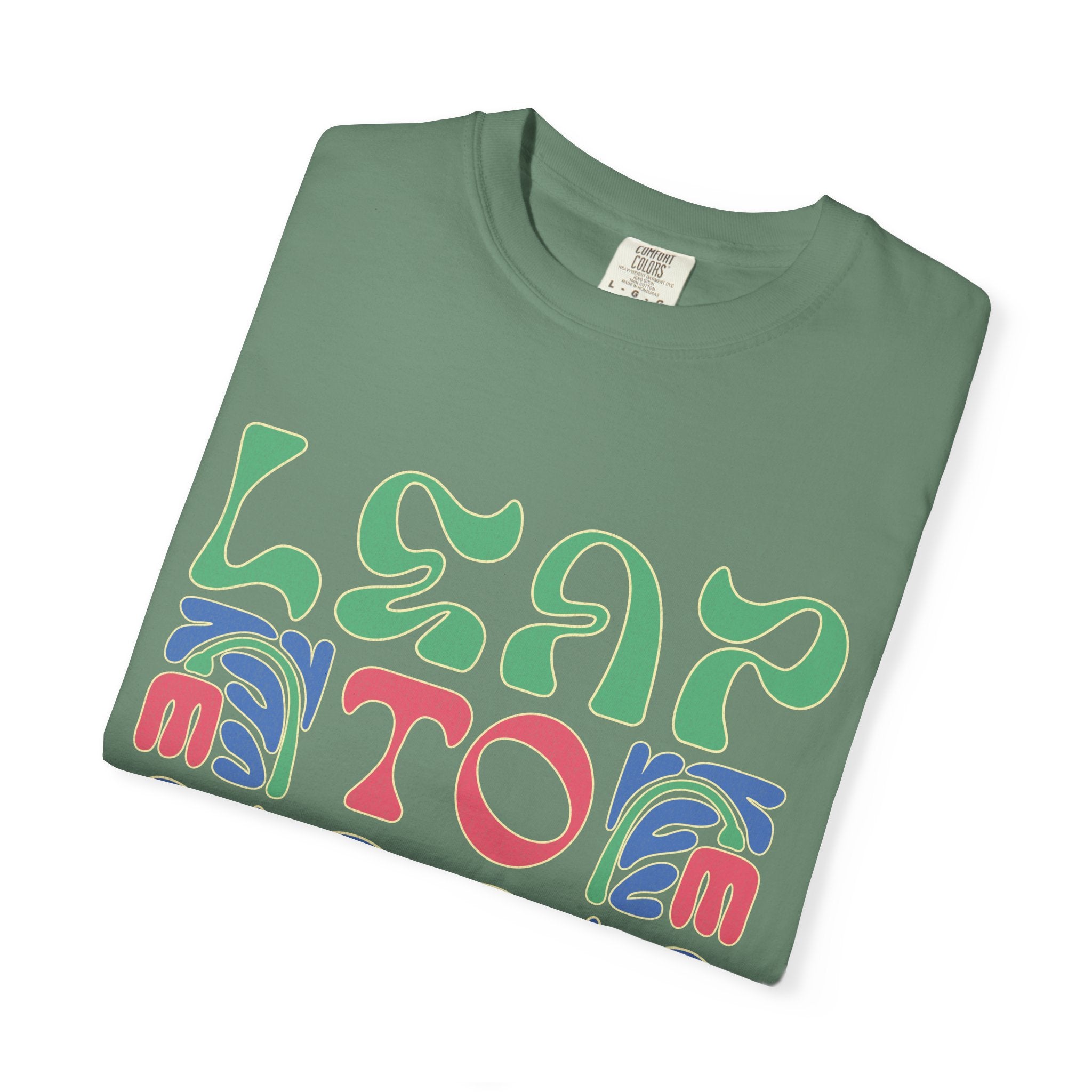 Leap To Soar T-shirt |Textured Retro Psychedelic Typography