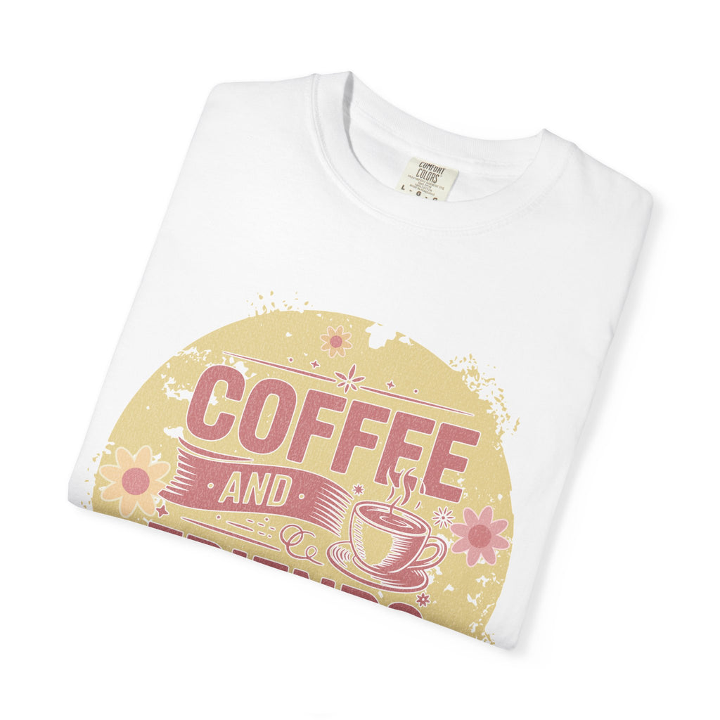 Coffee and Friends Textured T-Shirt — 'Makes the Perfect Blend' Casual Tee