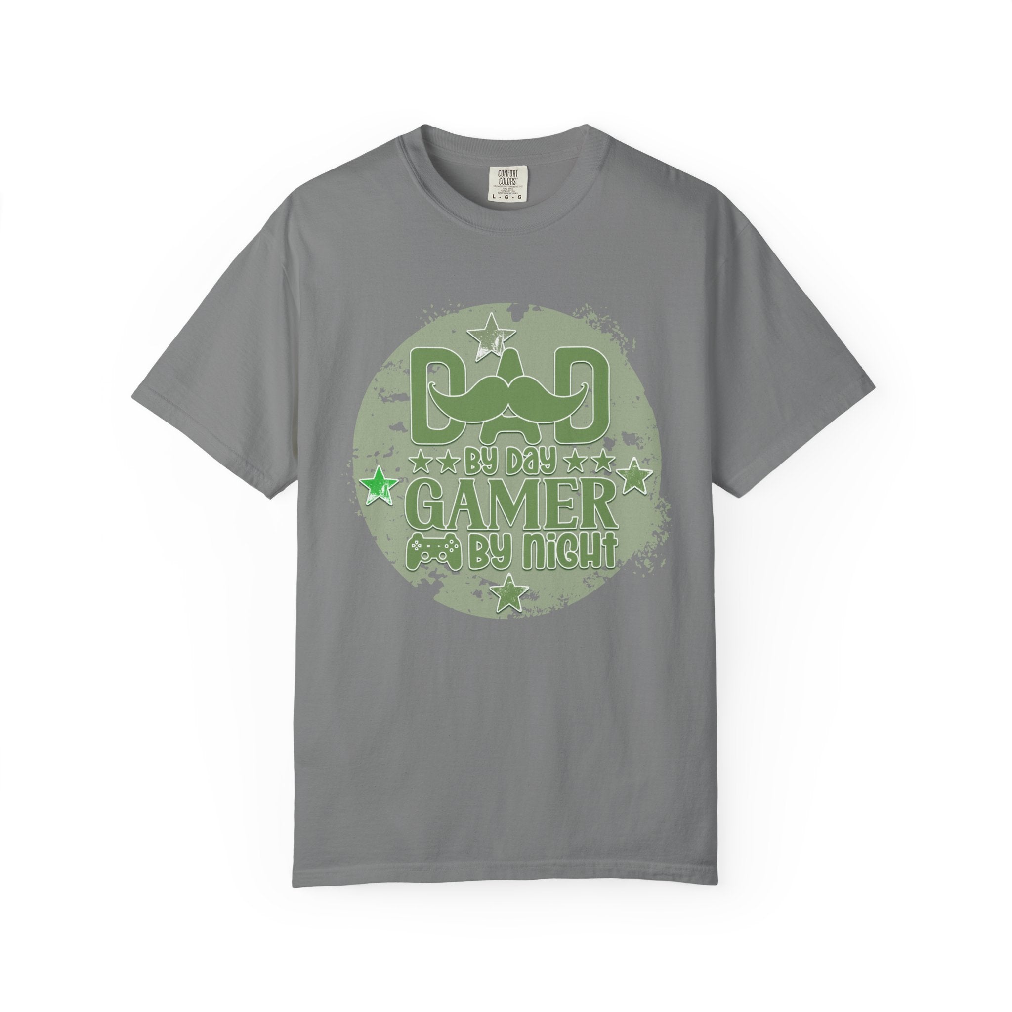 Dad By Day Gamer By Night Textured T-Shirt