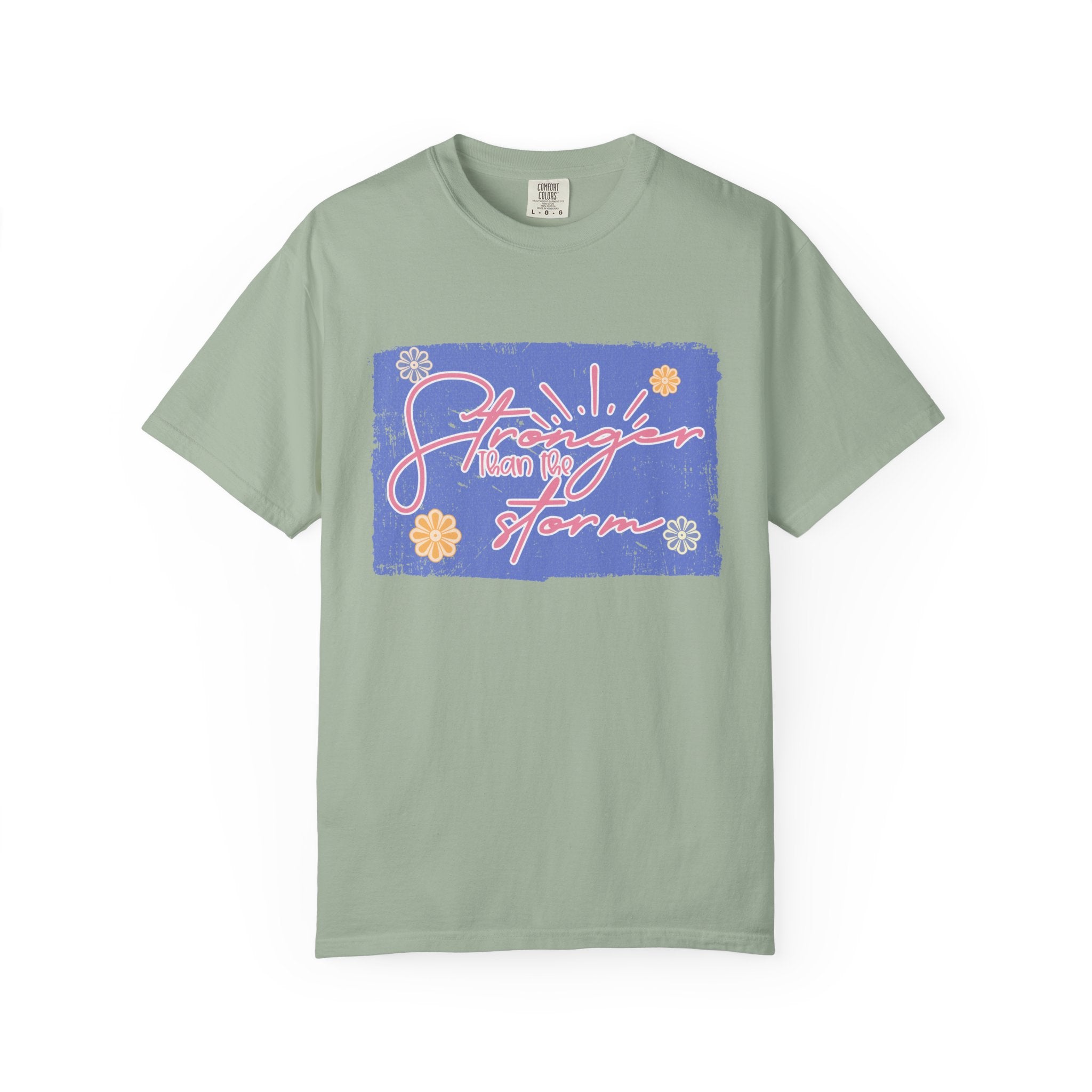 Stranger Than Fiction T-shirt | Textured Retro Script Floral Graphic