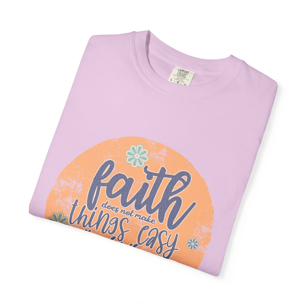 Faith Makes Things Possible T-shirt | Textured Inspirational Quote