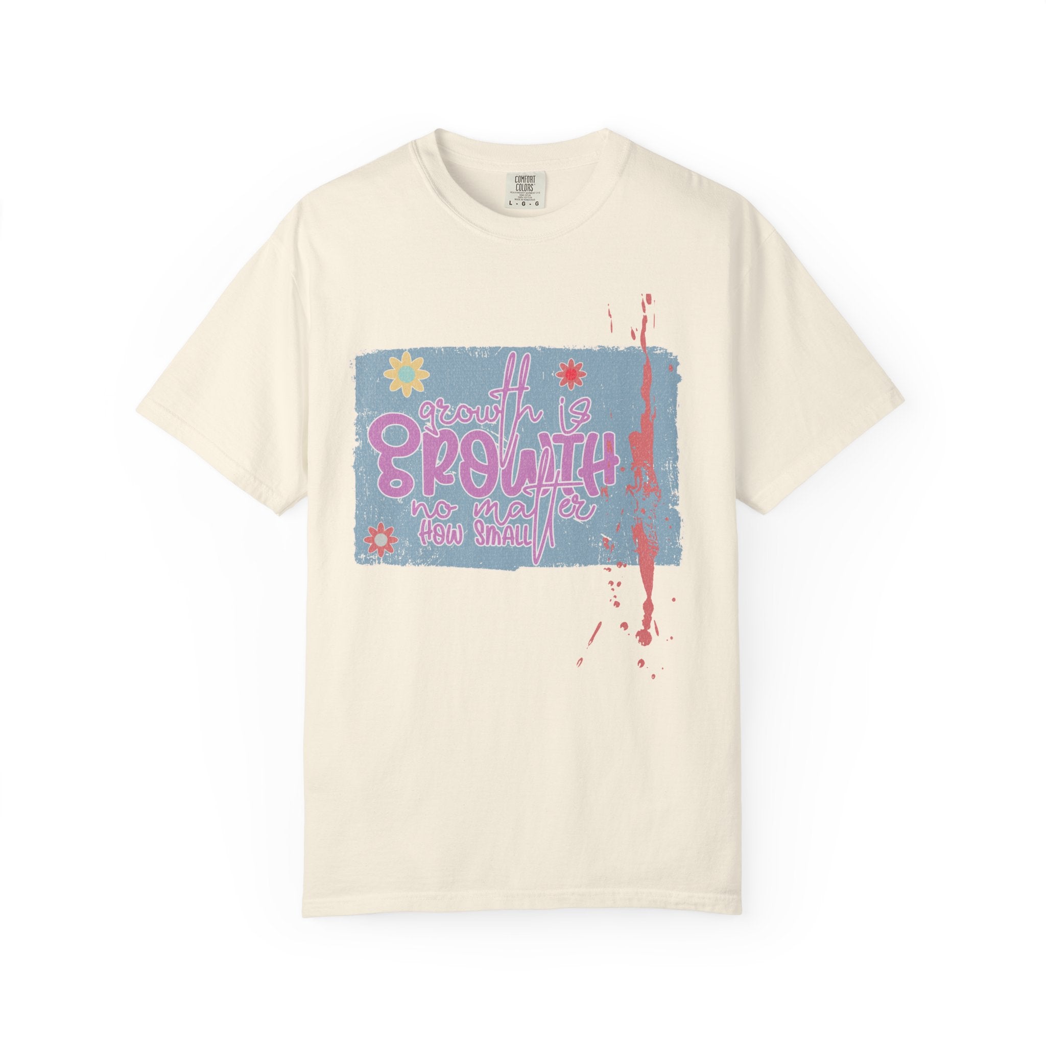 Textured Retro Growth Is Growth Tee