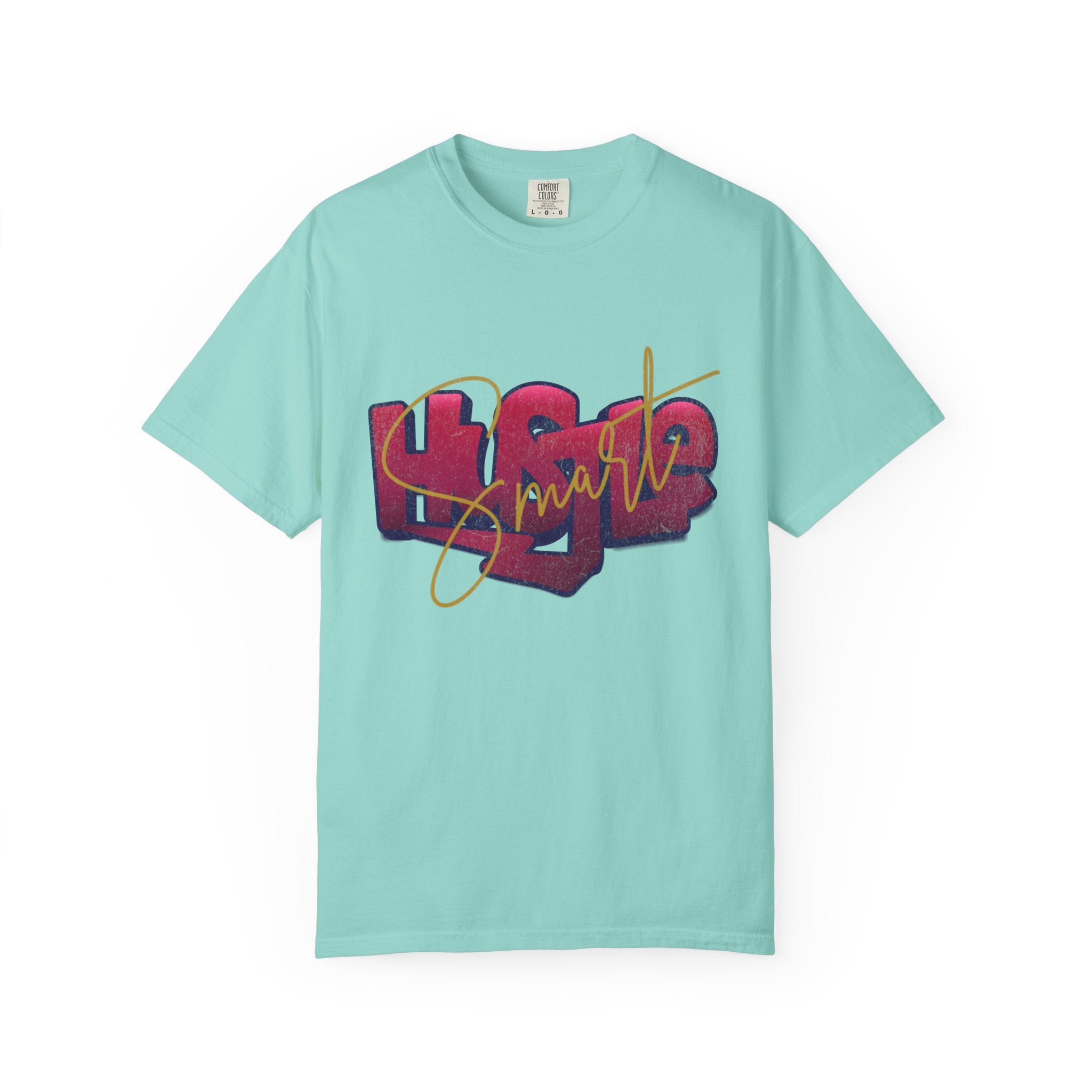 Textured Retro Hustle Smart Graphic Shirt