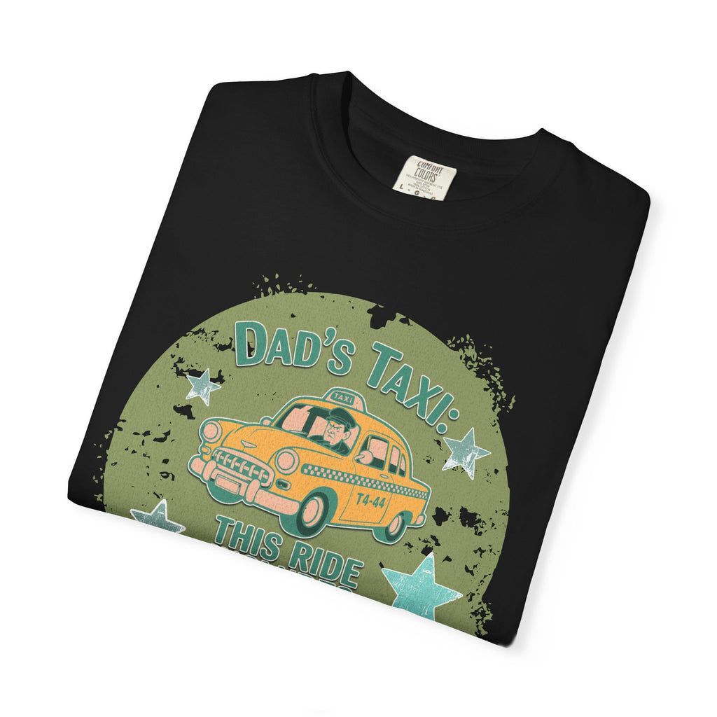 Textured Dad's Taxi Vintage Car T-Shirt