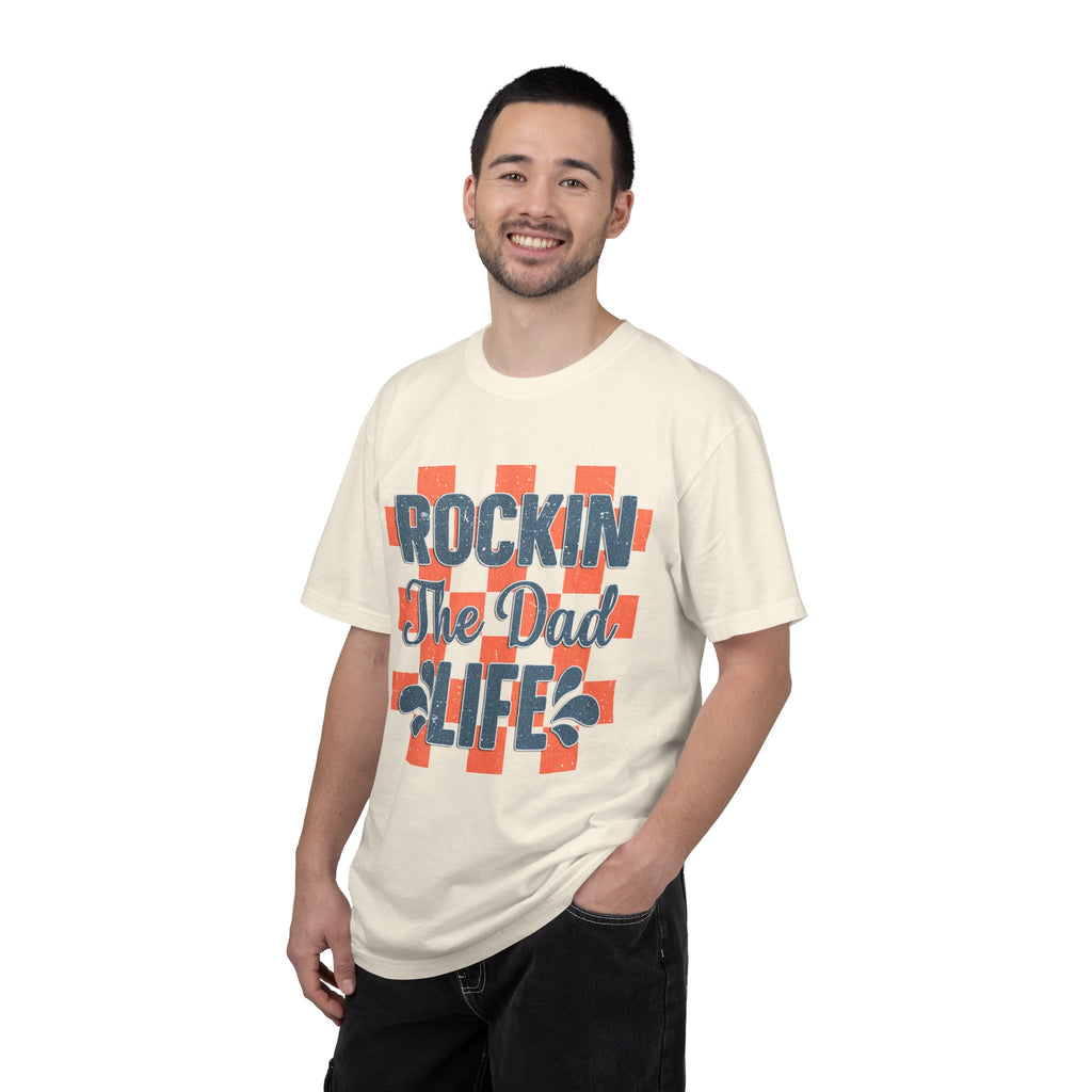 Textured Rockin' The Dad Life T-Shirt