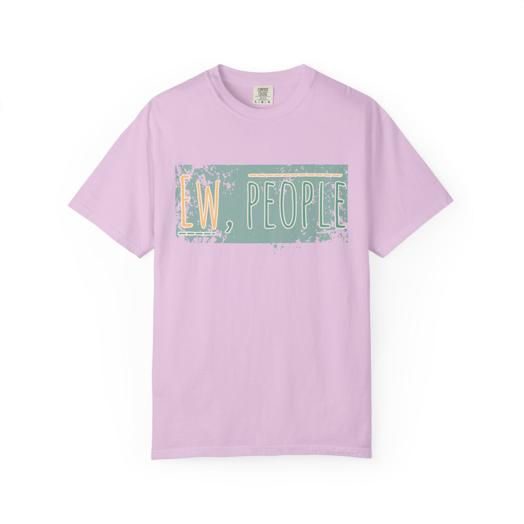 Ew, People Funny Introvert Textured Tee