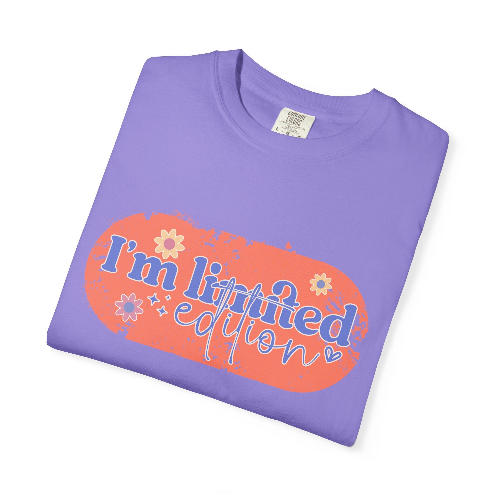 Textured I'm Limited Edition T-Shirt — Retro Floral Graphic Tee