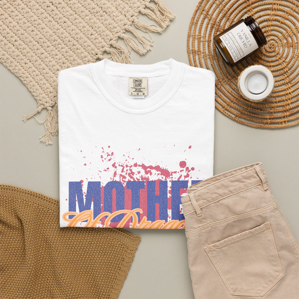Mother of Dragons Textured T-Shirt — Bold Fantasy Tribute Tee
