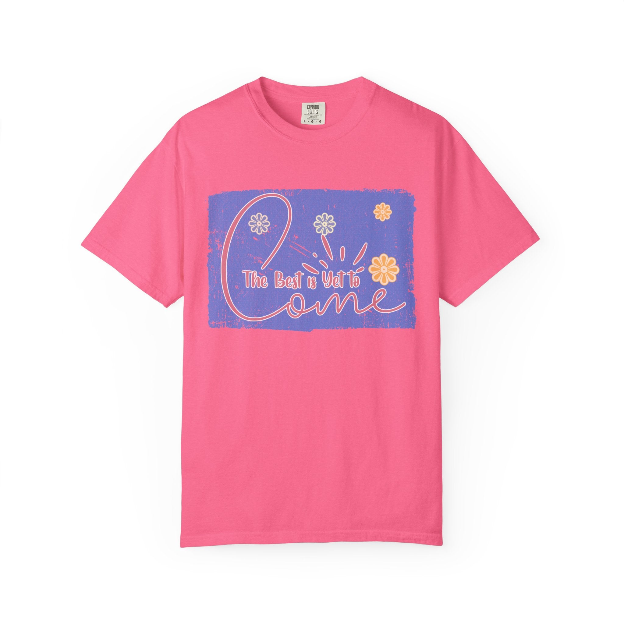 Retro Best Yet Come Tee | Textured Floral Handwritten Graphic